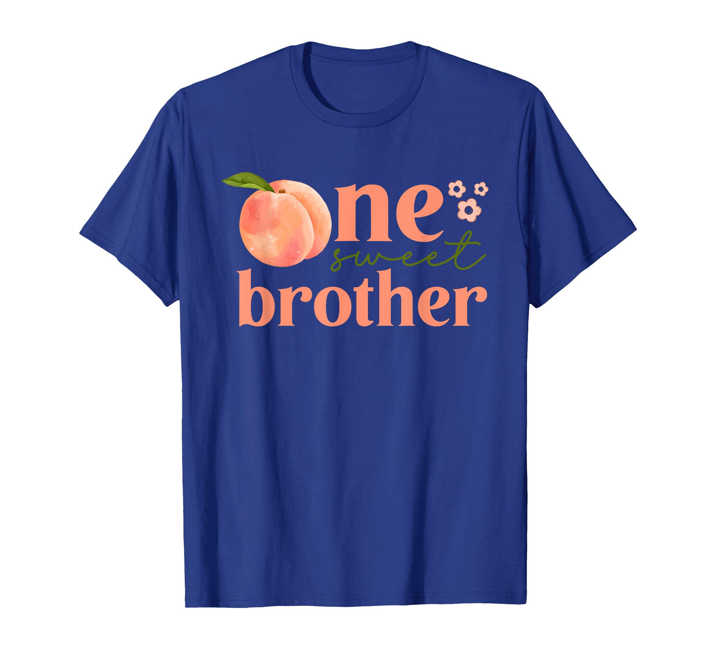 One Sweet Peach 1st Birthday Family Funny One Sweet Brother T-Shirt