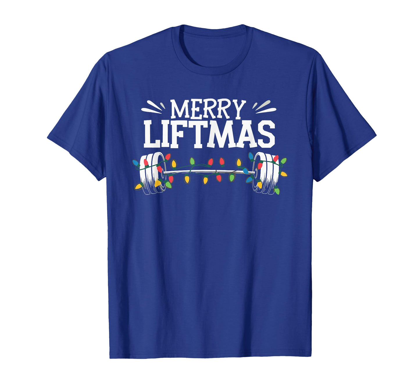 Merry Liftmas Weightlifter Fitness T-Shirt