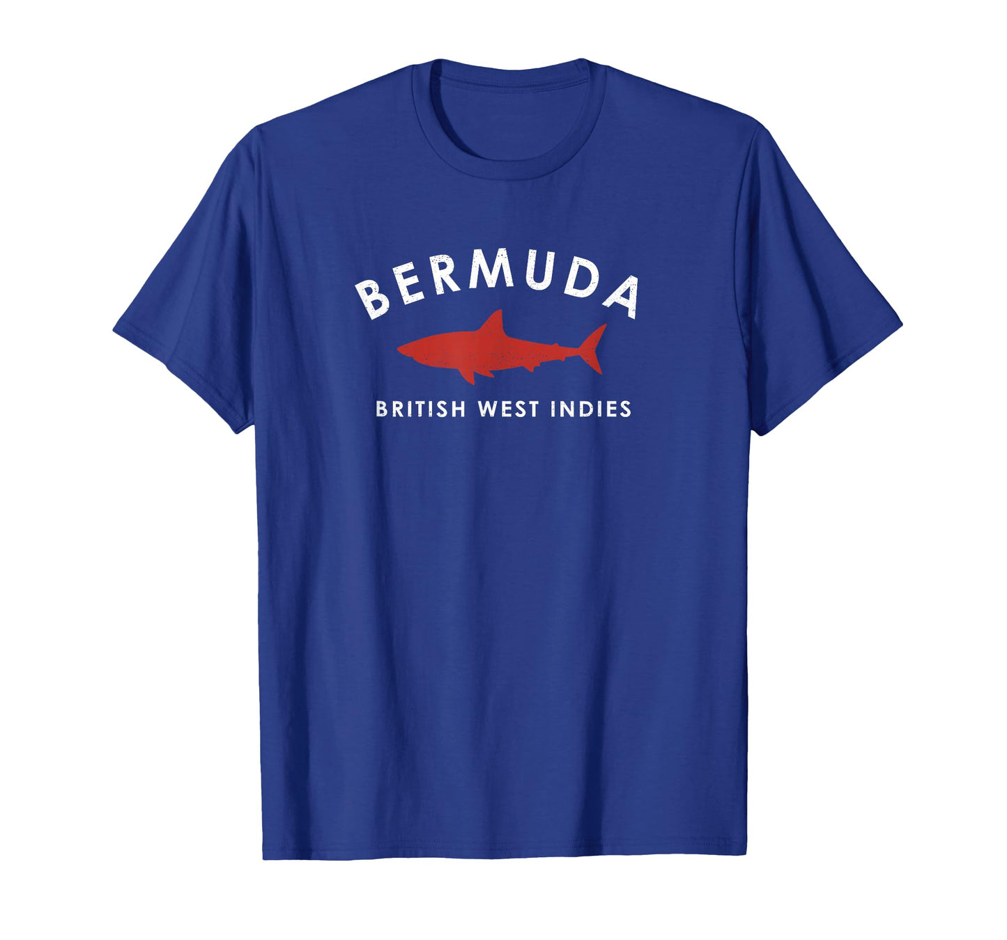 Vintage Bermuda Retro Shark Graphic Mens Womens Souvenir T-Shirt