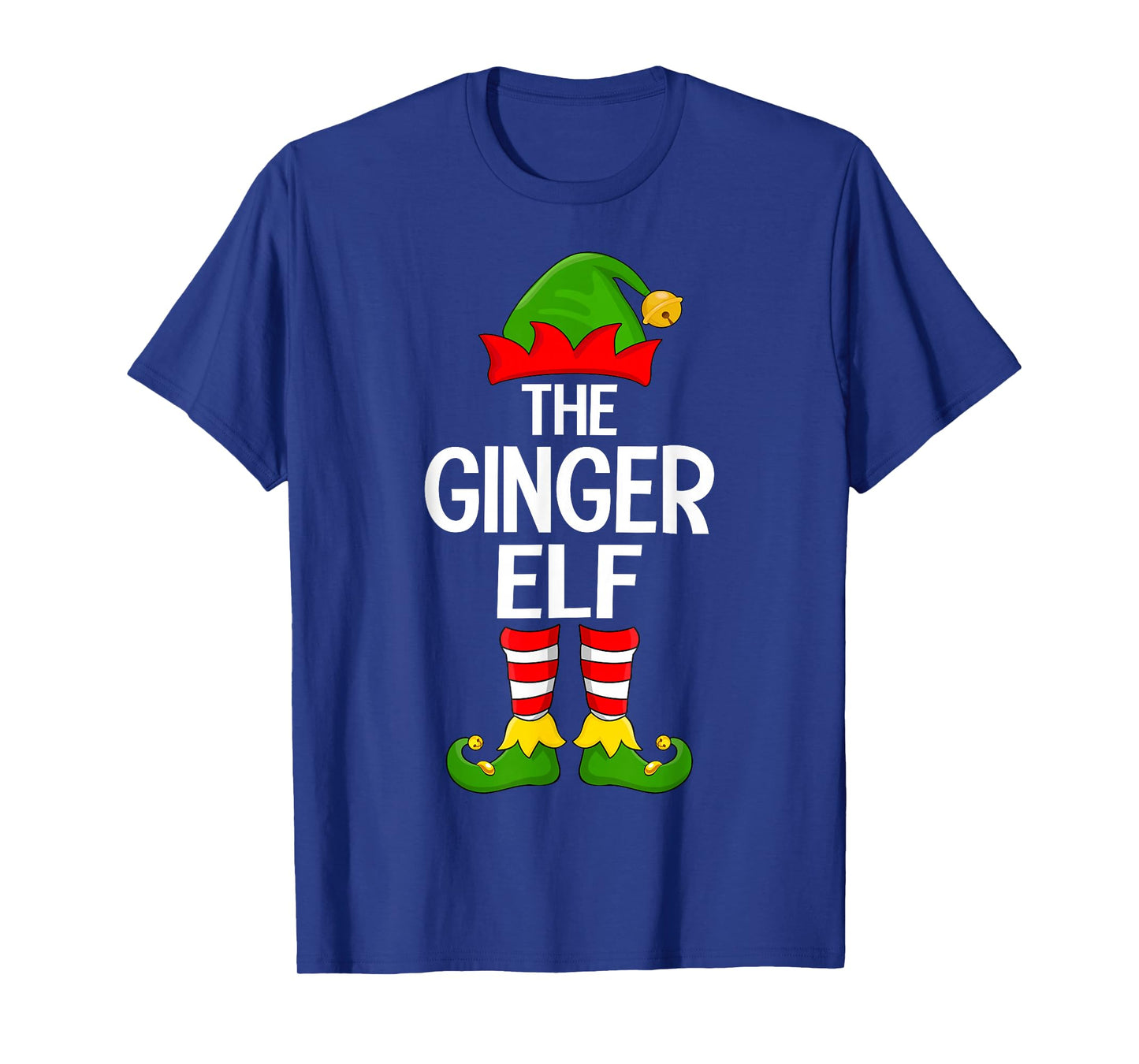Ginger Elf Xmas Matching Family Elf Squad Christmas T-Shirt