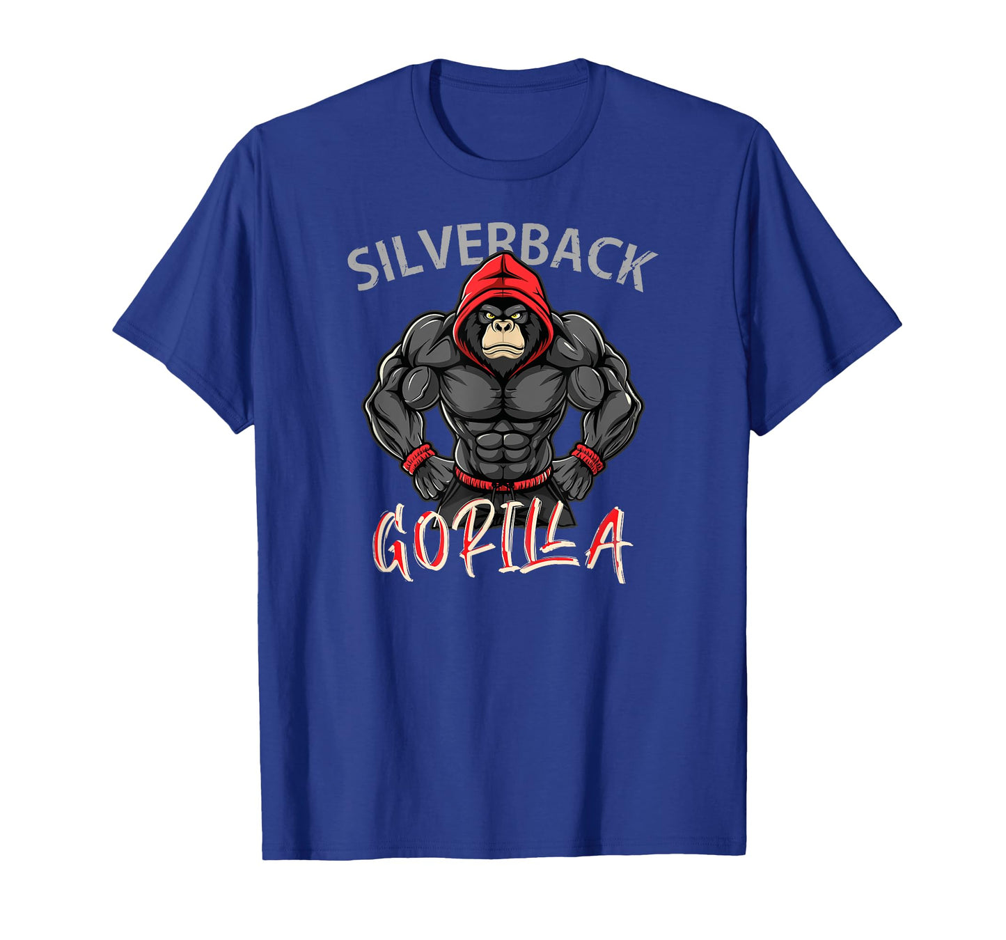 Gorilla Workout Angry Strong Scary Silverback Gorilla Gym T-Shirt