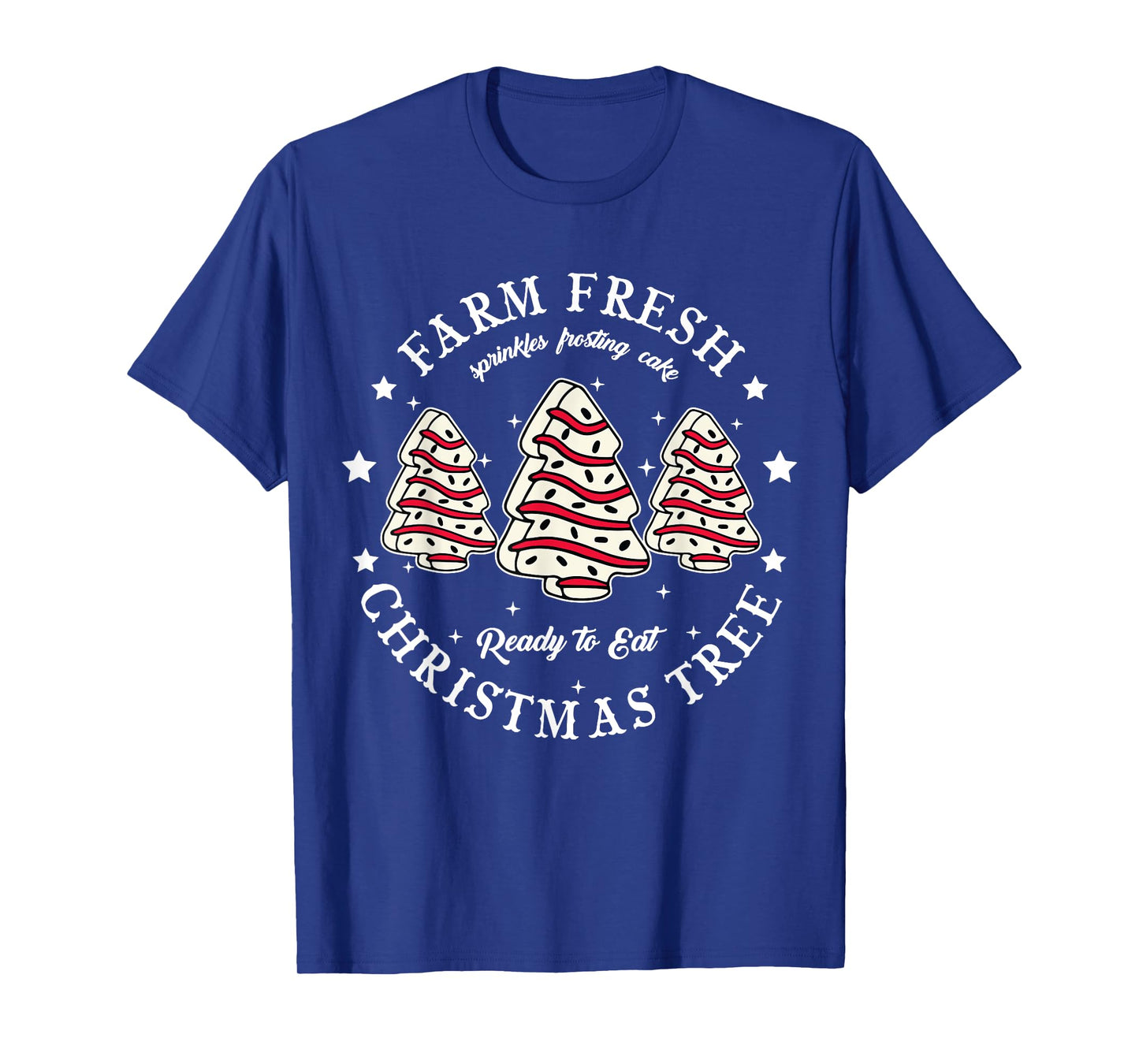 Farm Fresh Christmas Tree Xmas Cake Holiday Family Matching Unisex-Kids T-Shirt