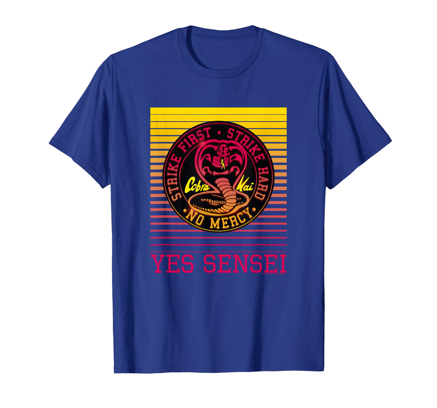 Cobra Kai Yes Sensei Retro Gradient T-Shirt