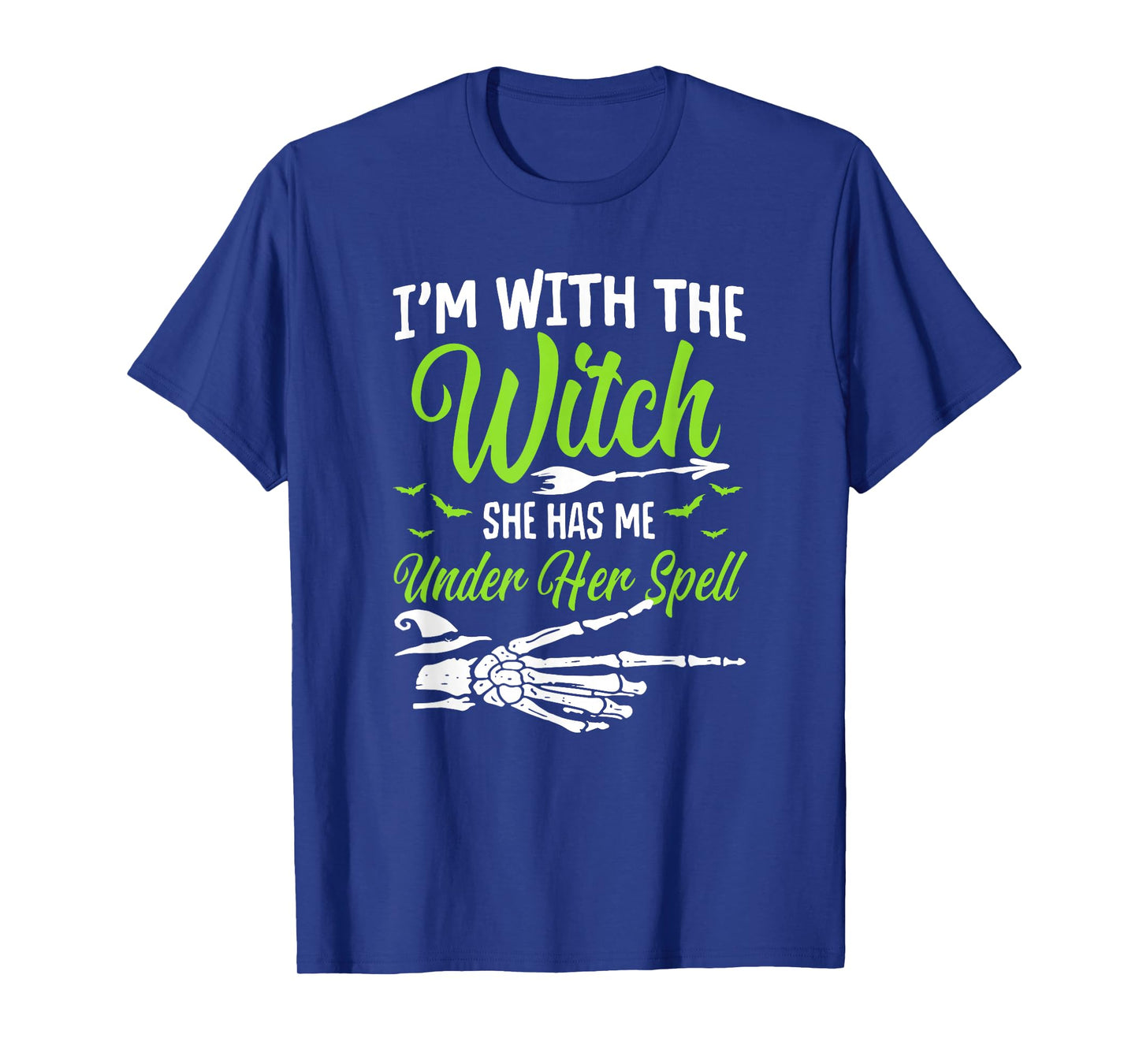I'm with The Witch Funny Halloween Couple Costume Party T-Shirt