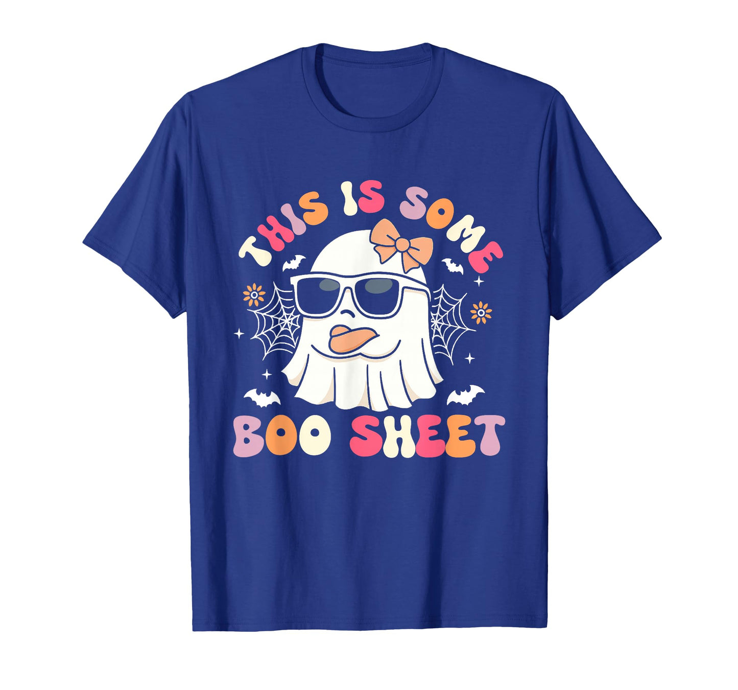 This is Some Boo Sheet Cute Ghost Halloween Girl Women T-Shirt