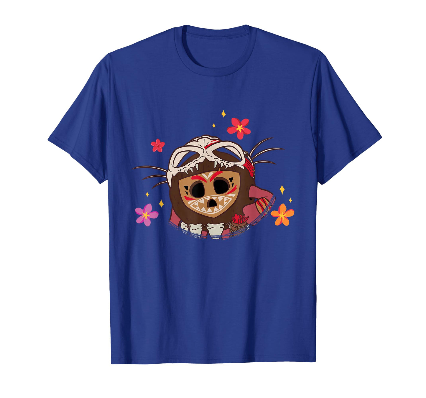 Disney Moana 2 Big Face Kotu Tropical Flowers Costume T-Shirt