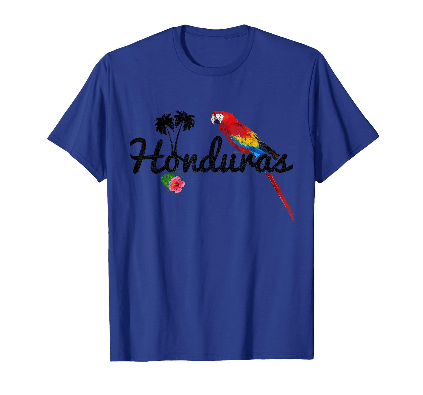 Honduras Parrot Macaw Vintage Pride Honduran Souvenir T-Shirt