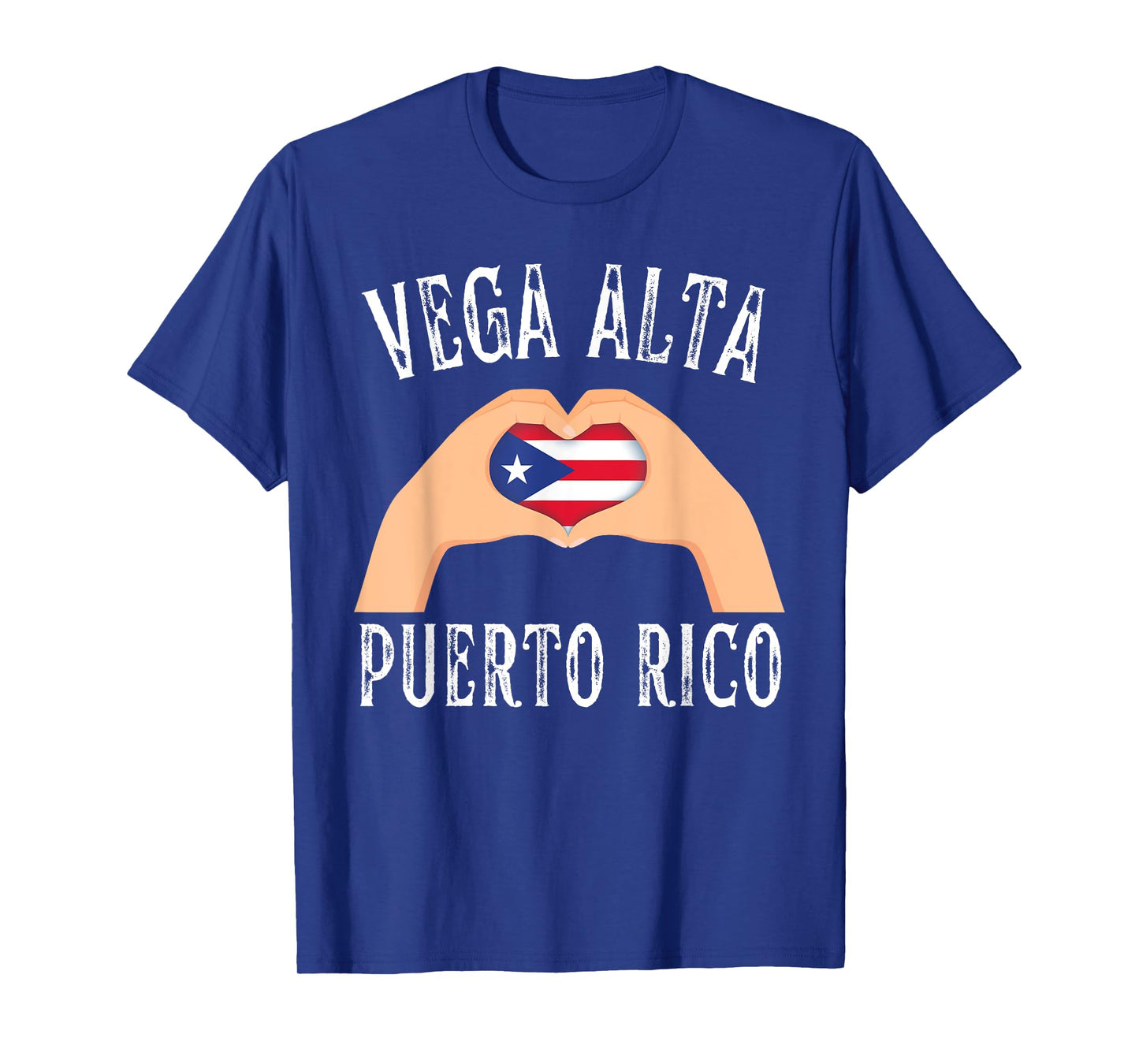 Puerto Rico Flag Heart Vega Alta City T-Shirt