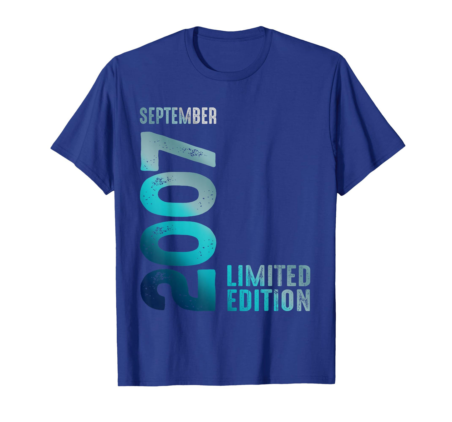 September 2007 Year 2007 Birthday Limited Edition T-Shirt
