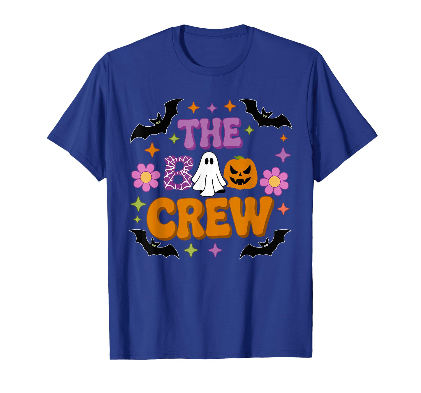 Halloween Ghost The Boo Crew Costume Matching Women Kids Men T-Shirt