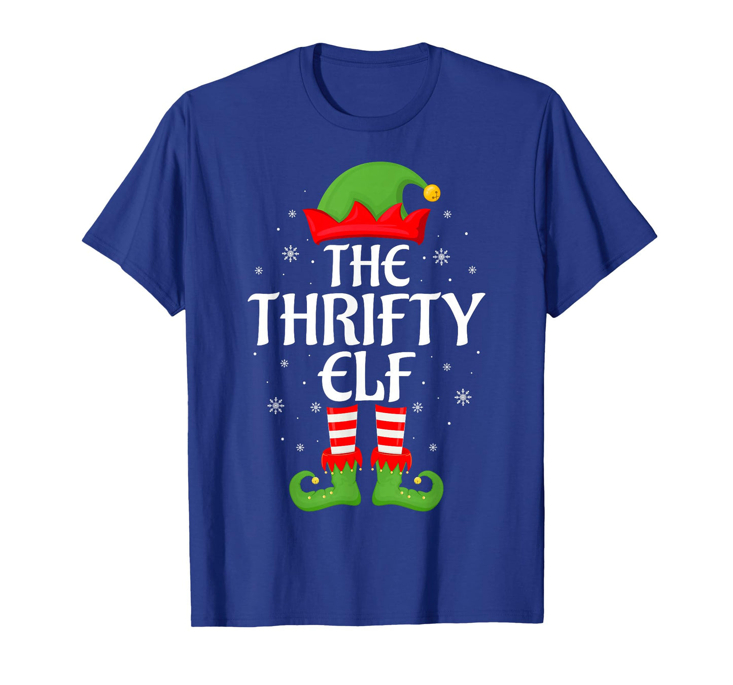 Thrifty Elf Xmas Family Matching Elf Squad Christmas T-Shirt