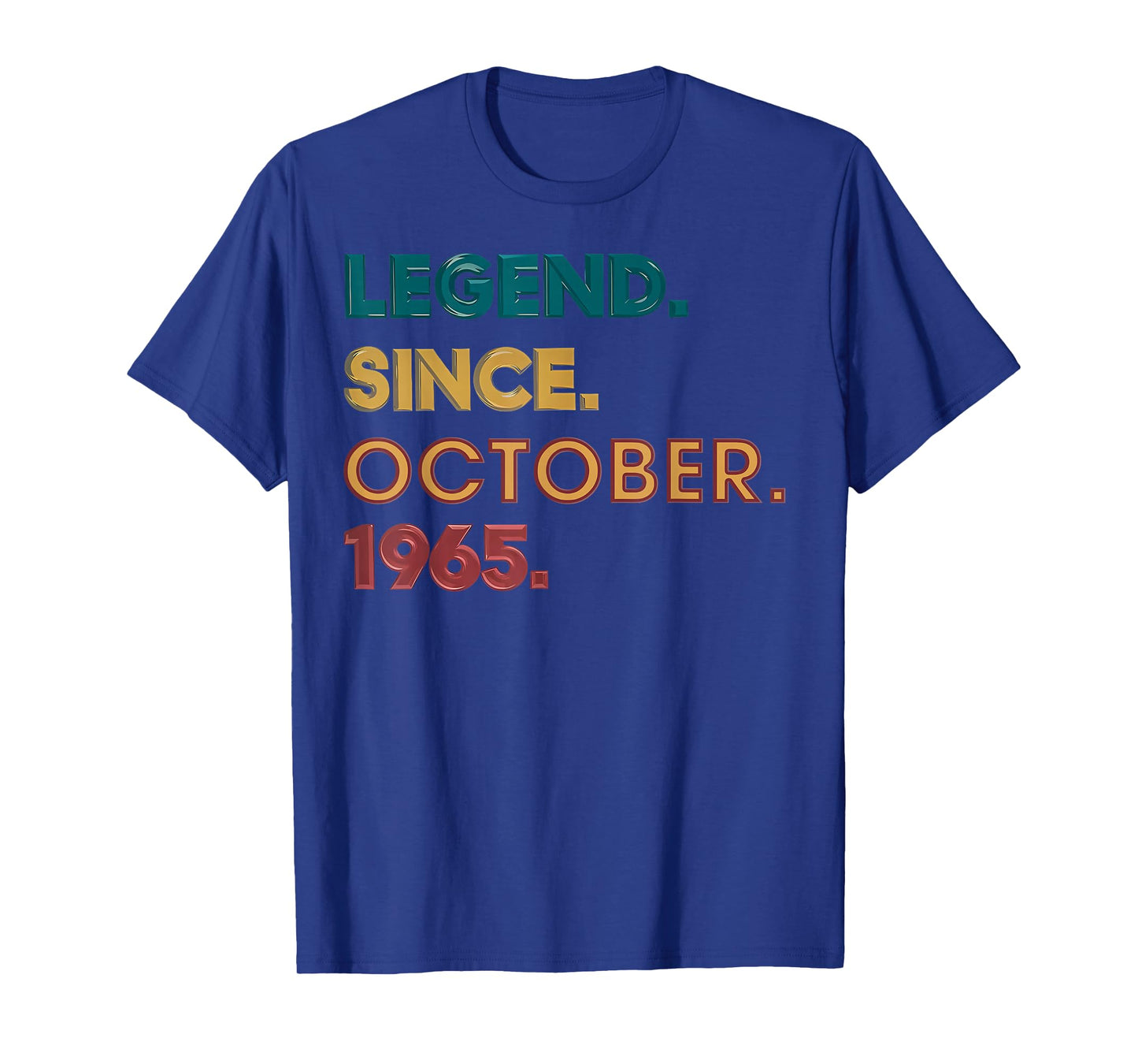 Legend 1965 60th Birthday Gifts for Men Women 60 Year Old T-Shirt