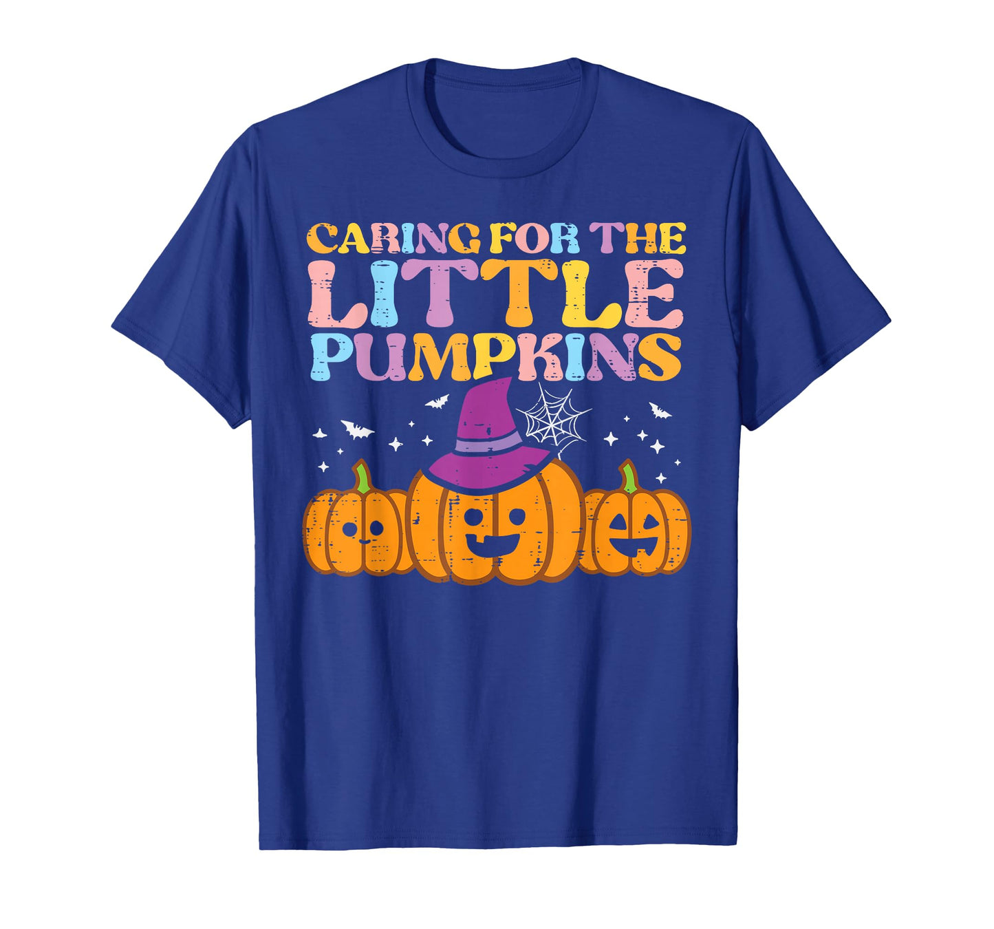 Halloween Nurse Caring Little Pumpkins Nicu Costume Women T-Shirt