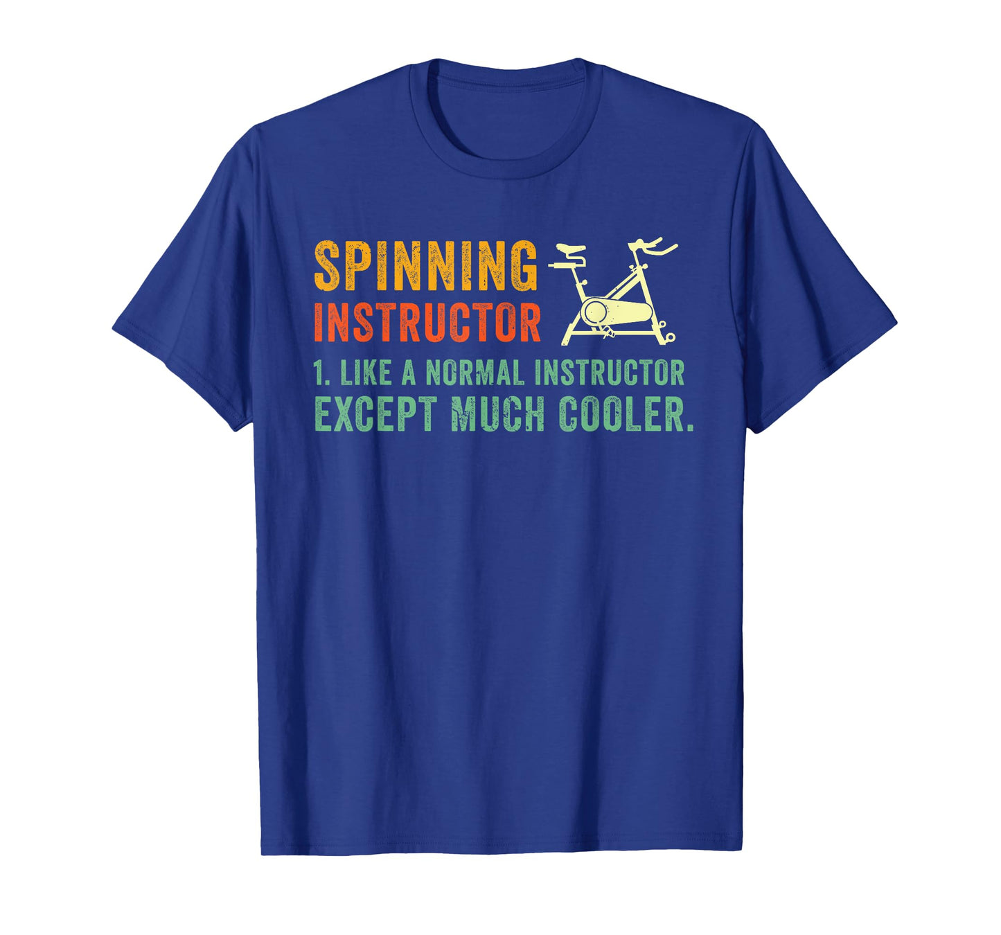 Spin Bike Funny Spin Instructor Spinning Cyclist Spinner Gym T-Shirt