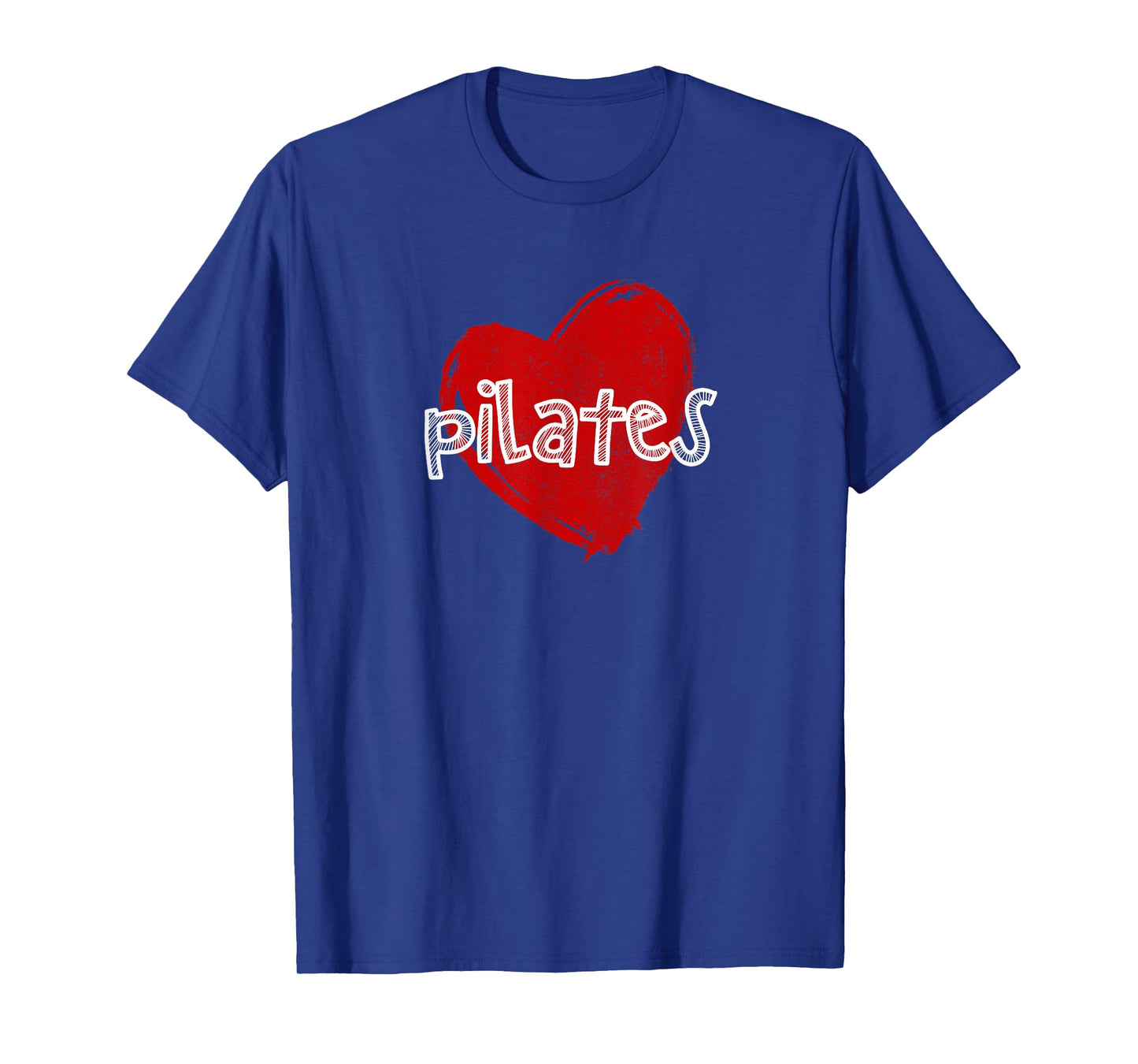 Pilates Love Funny Cute Heart Gym Teacher Pilates Class Men Women Kids T-Shirt