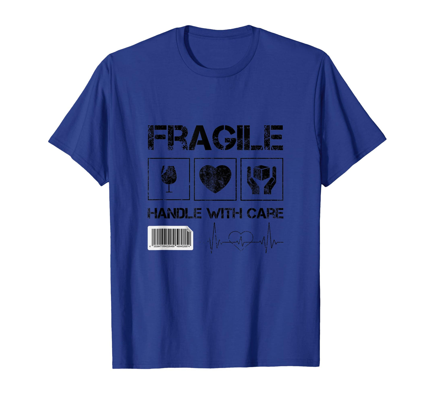 Fragile handle with care graphic tees and cool designs fun T-Shirt