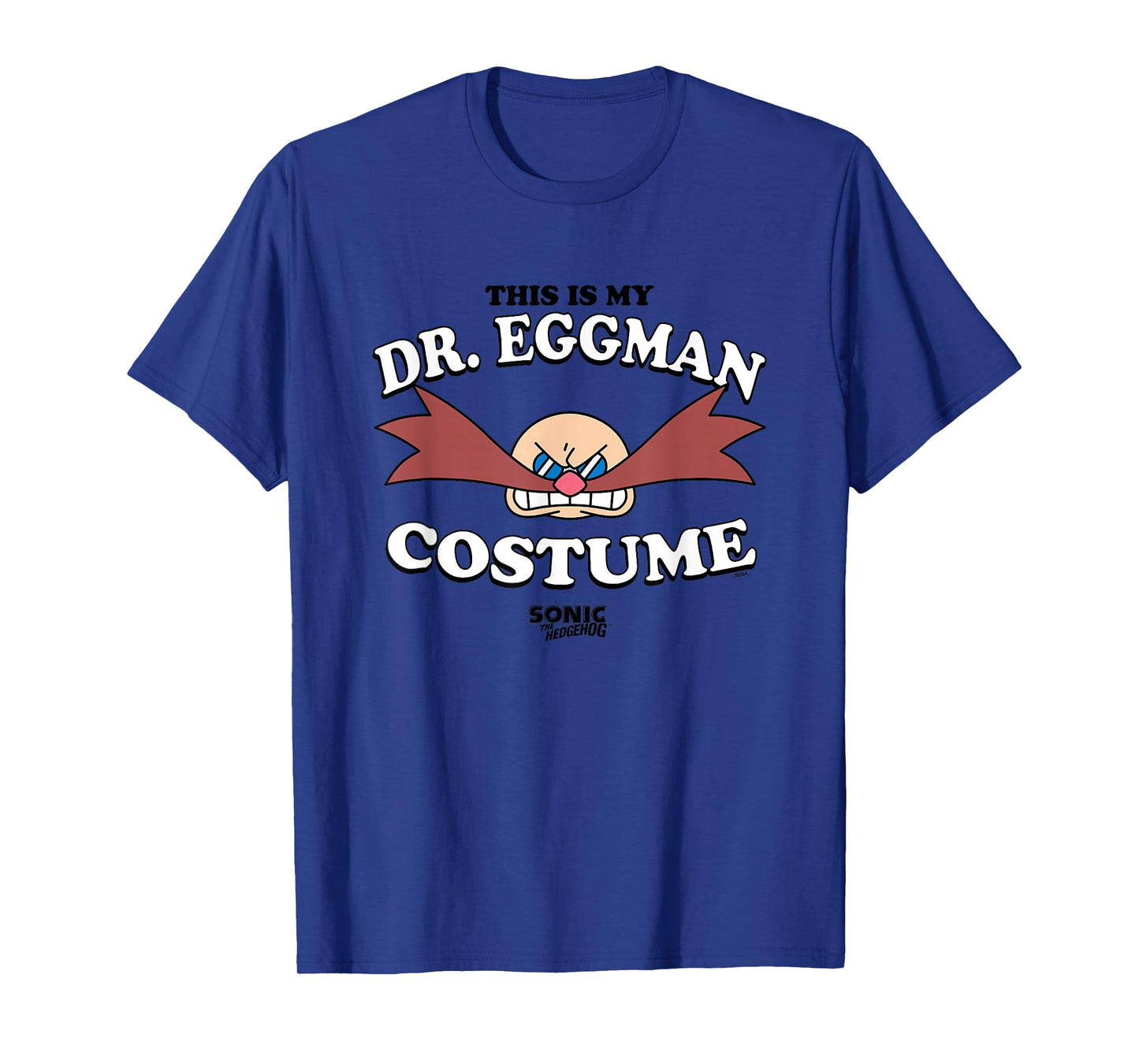 Sonic The Hedgehog Halloween This Is My Eggman Retro Costume T-Shirt