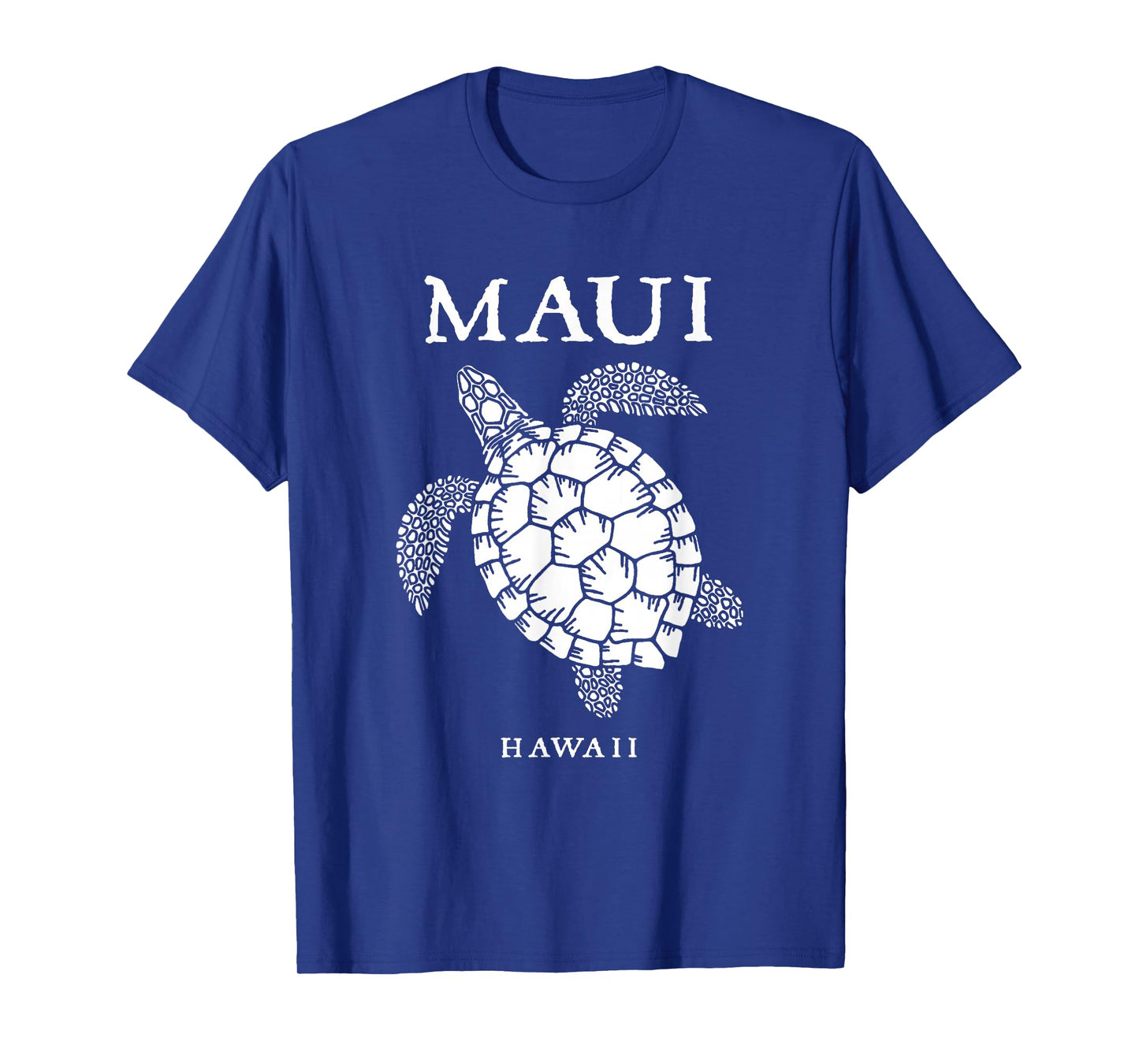 Vintage Maui Hawaii Sea Turtle Hawaiian Vacation Souvenir T-Shirt