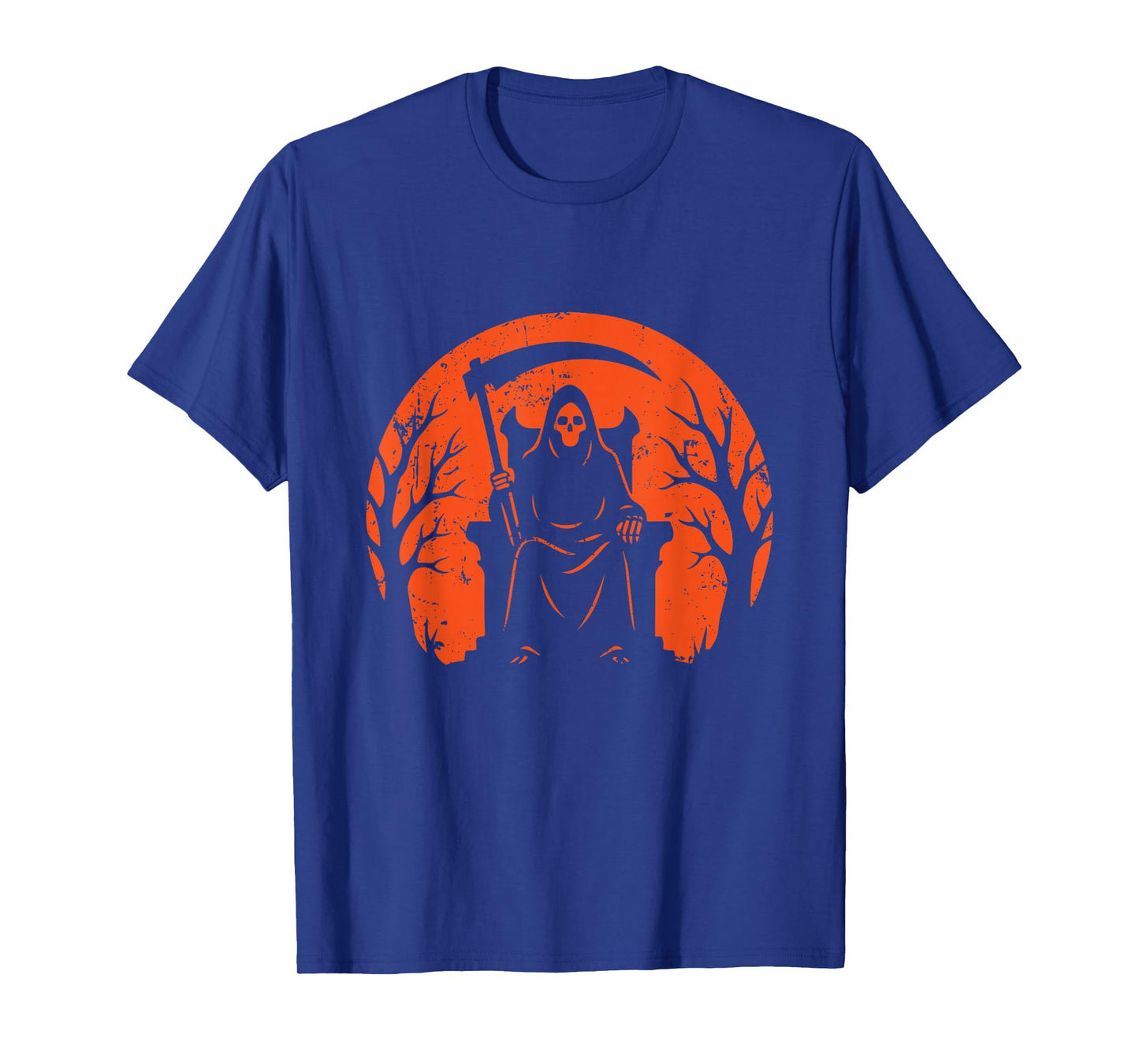 Grim Reaper Throne Halloween T-Shirt