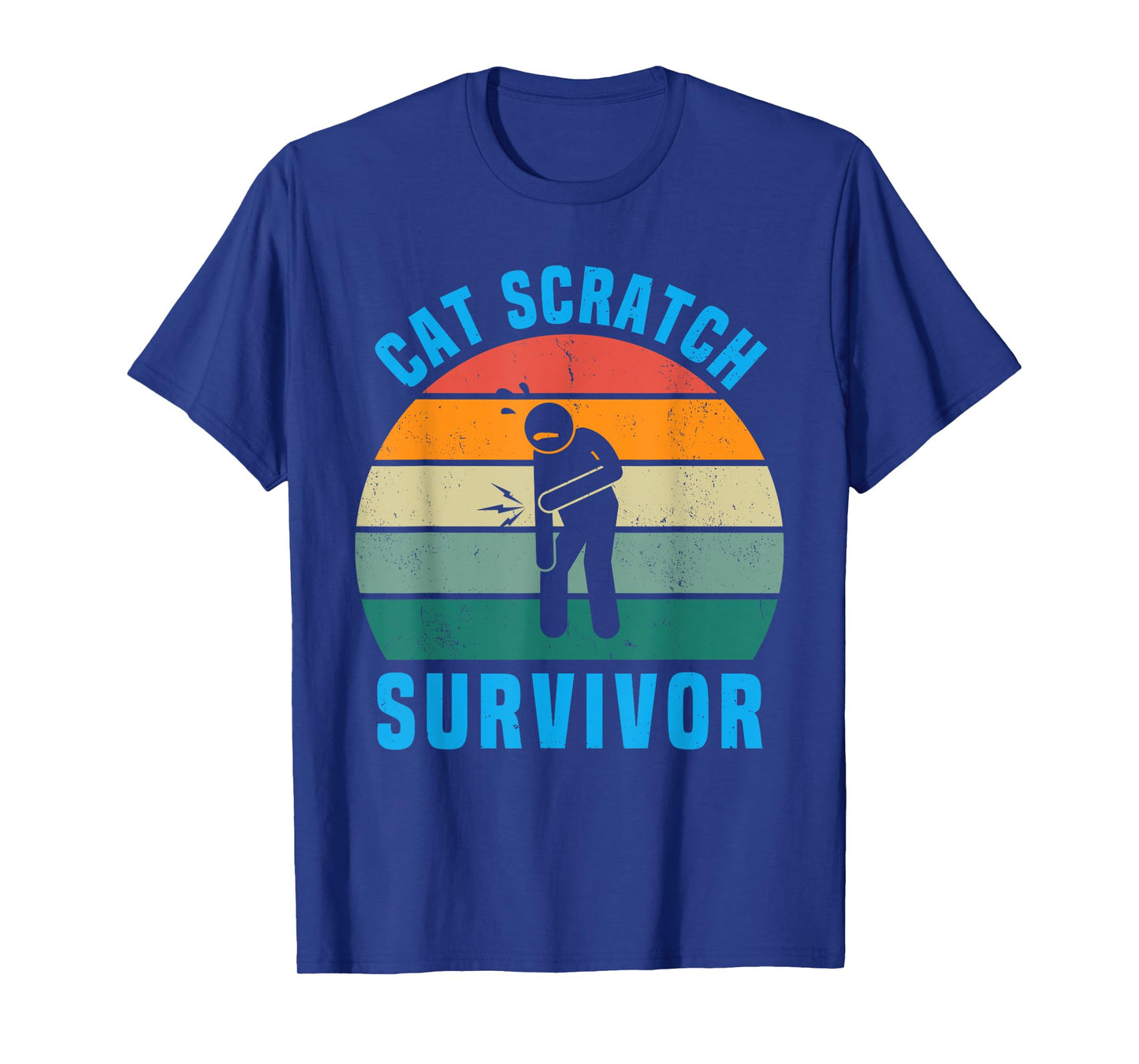 Cat Scratch Survivor I Survived a Feline Scratch Vintage T-Shirt