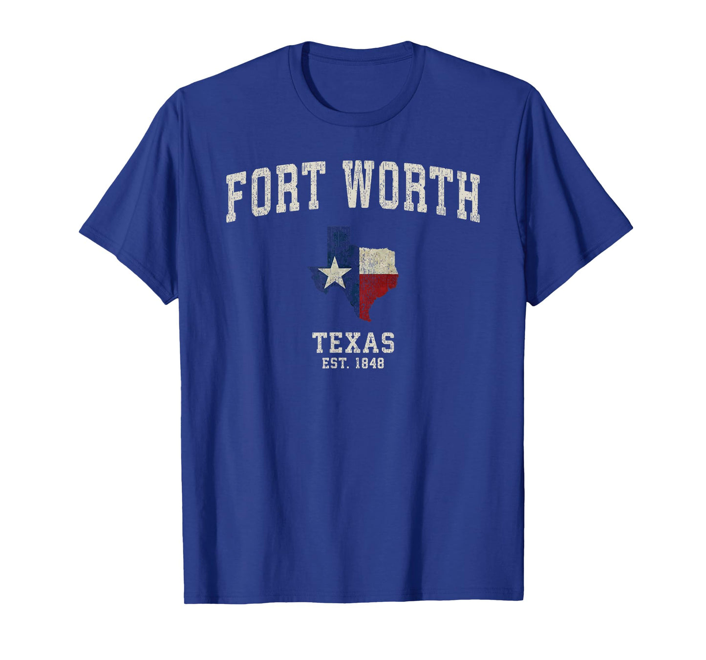 Vintage Fort Worth Texas State Flag T-Shirt