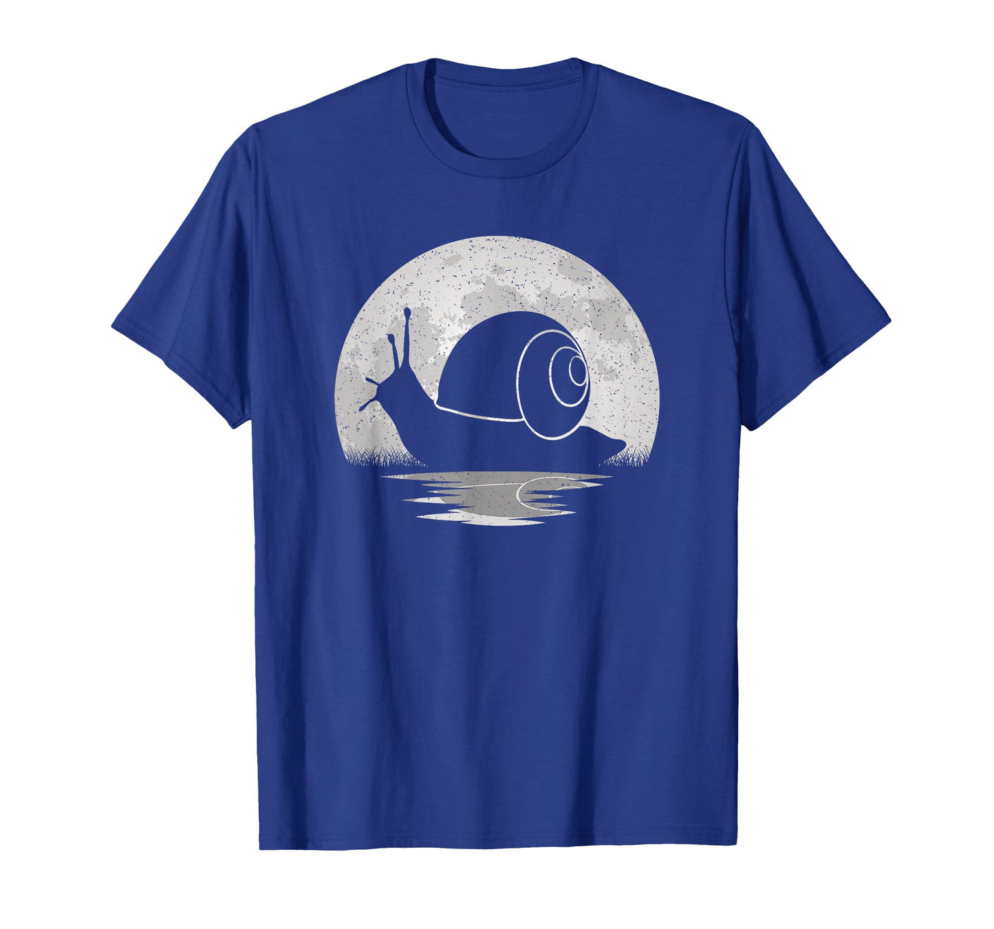 Snail Moon Vintage Snail Lover Men Women Kids T-Shirt
