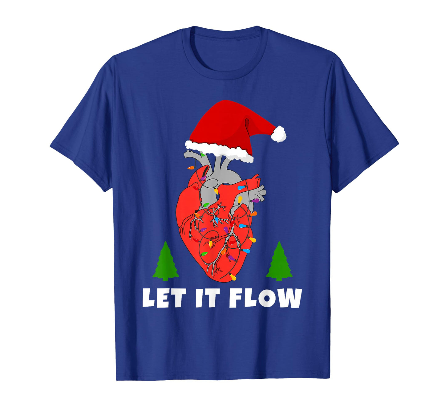 Funny Medical Christmas Anatomical Heart T-Shirt