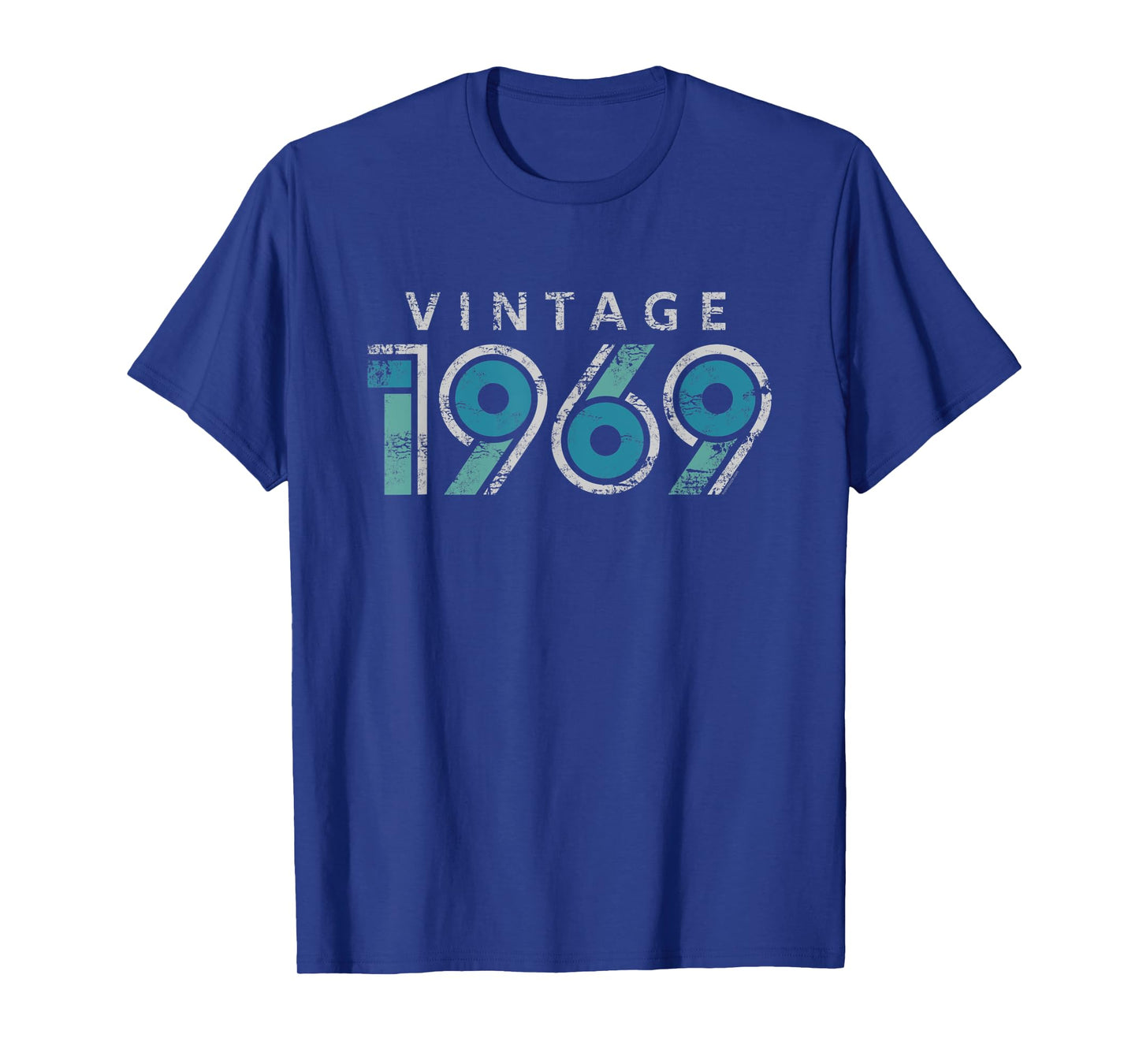 Vintage 1969 51st Birthday Gift Women's Men's Grunge Retro T-Shirt