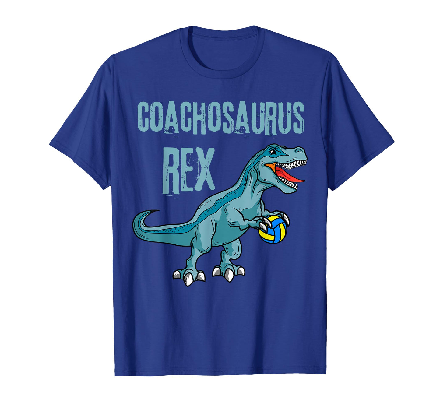 Coachosaurus Rex Volleyball Coach Sports Teacher T-Shirt