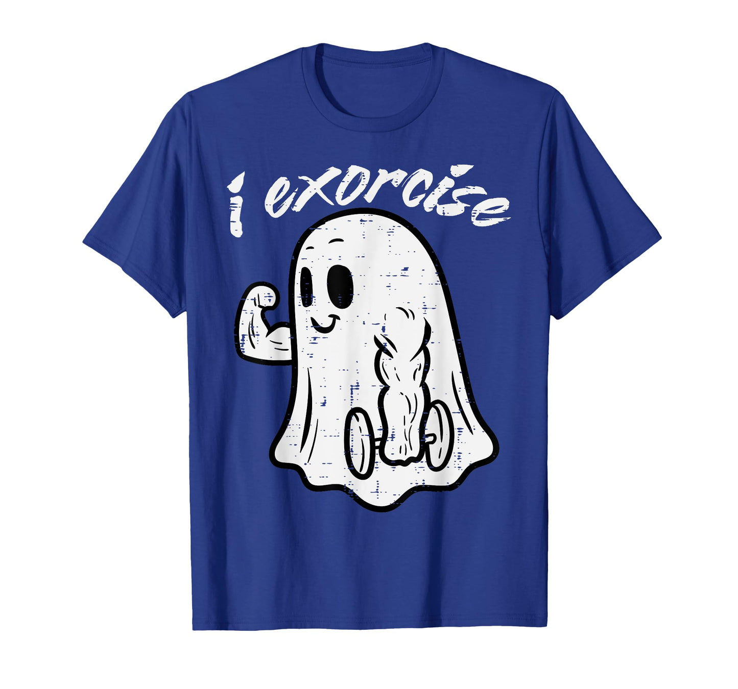 Halloween Exercise Ghost I Exorcise Gym Costume Women Men T-Shirt