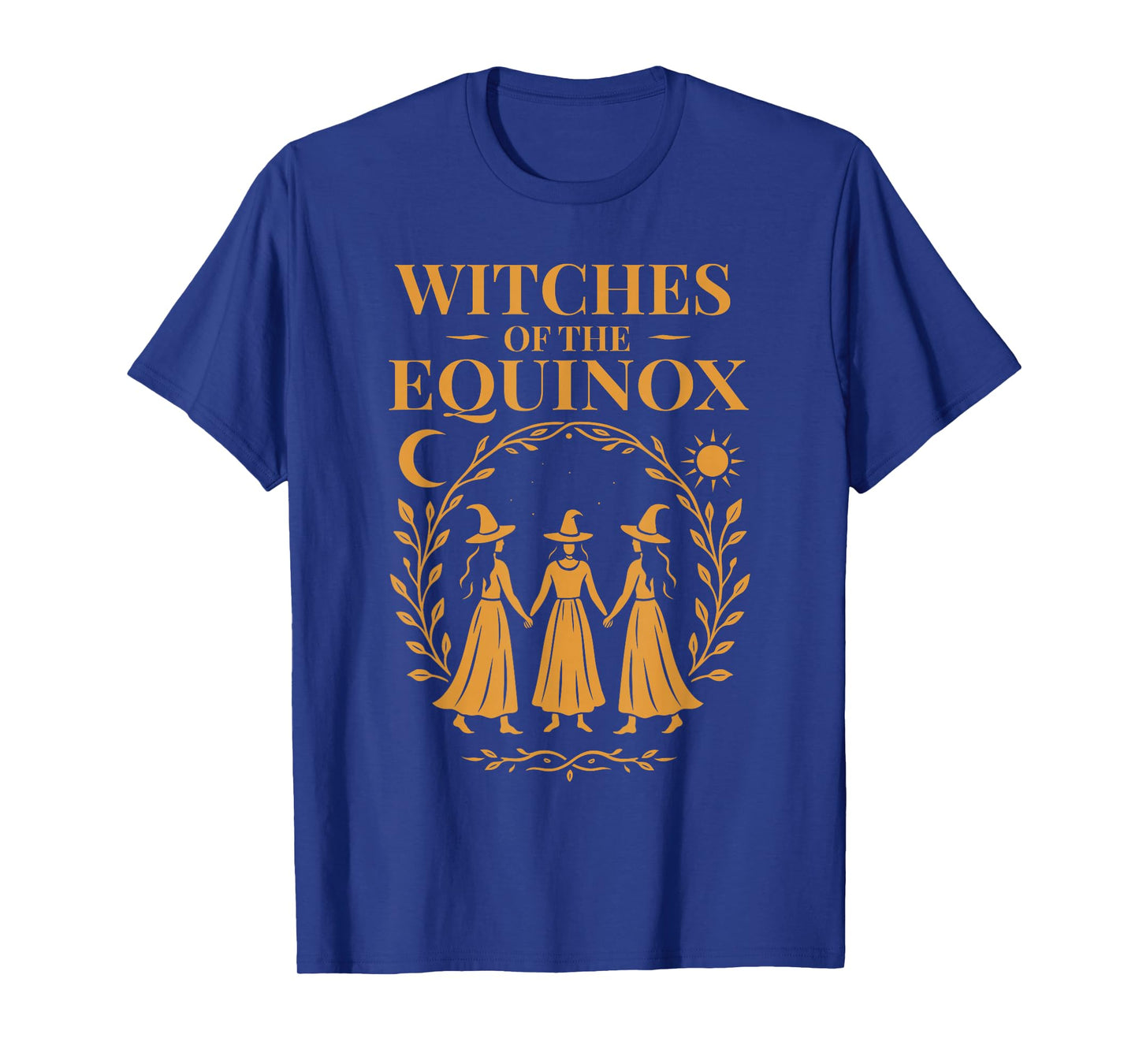 Witches Dance of The Equinox Autumn Pagan Ritual Circle T-Shirt