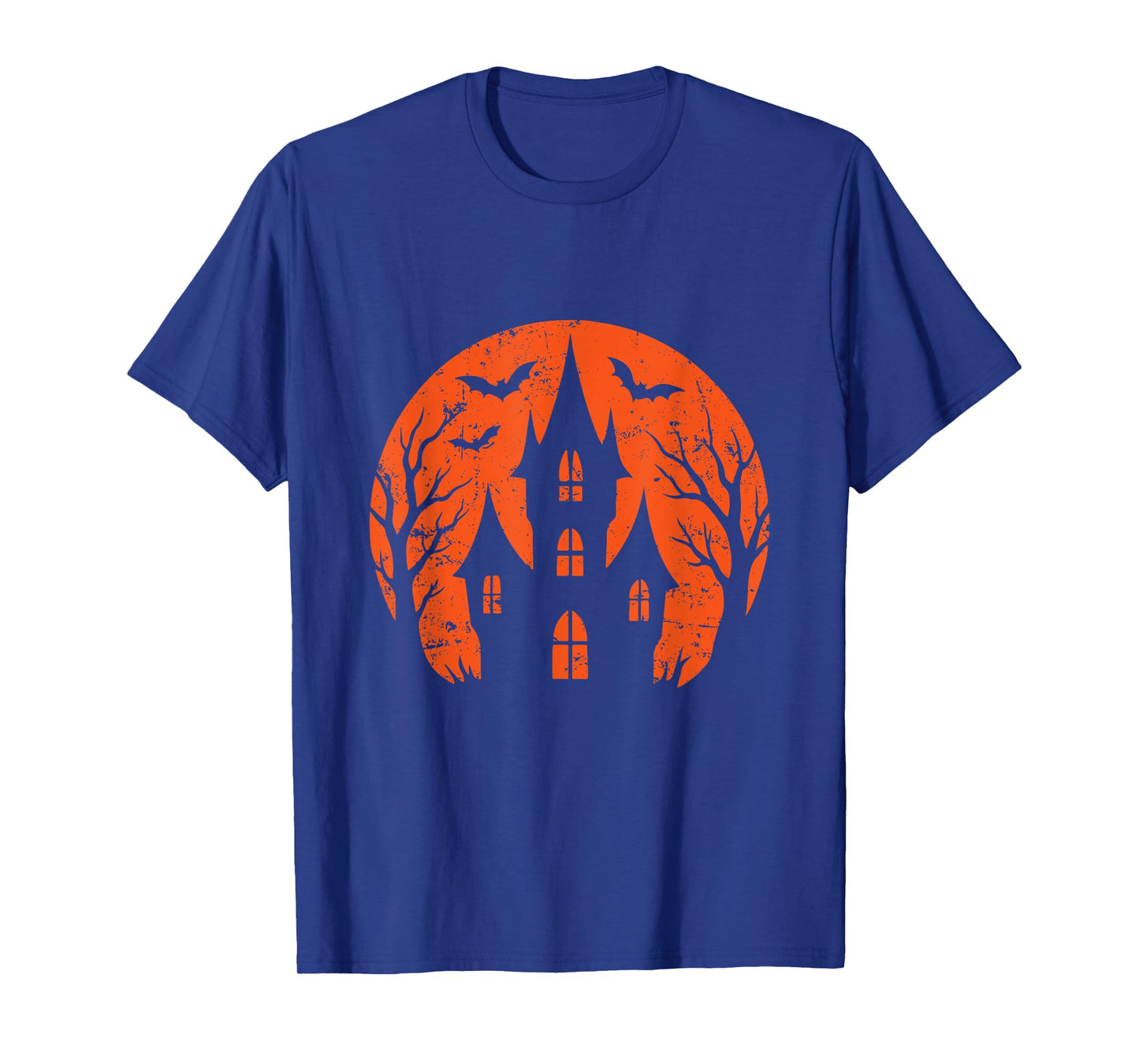 Halloween House Moon T-Shirt
