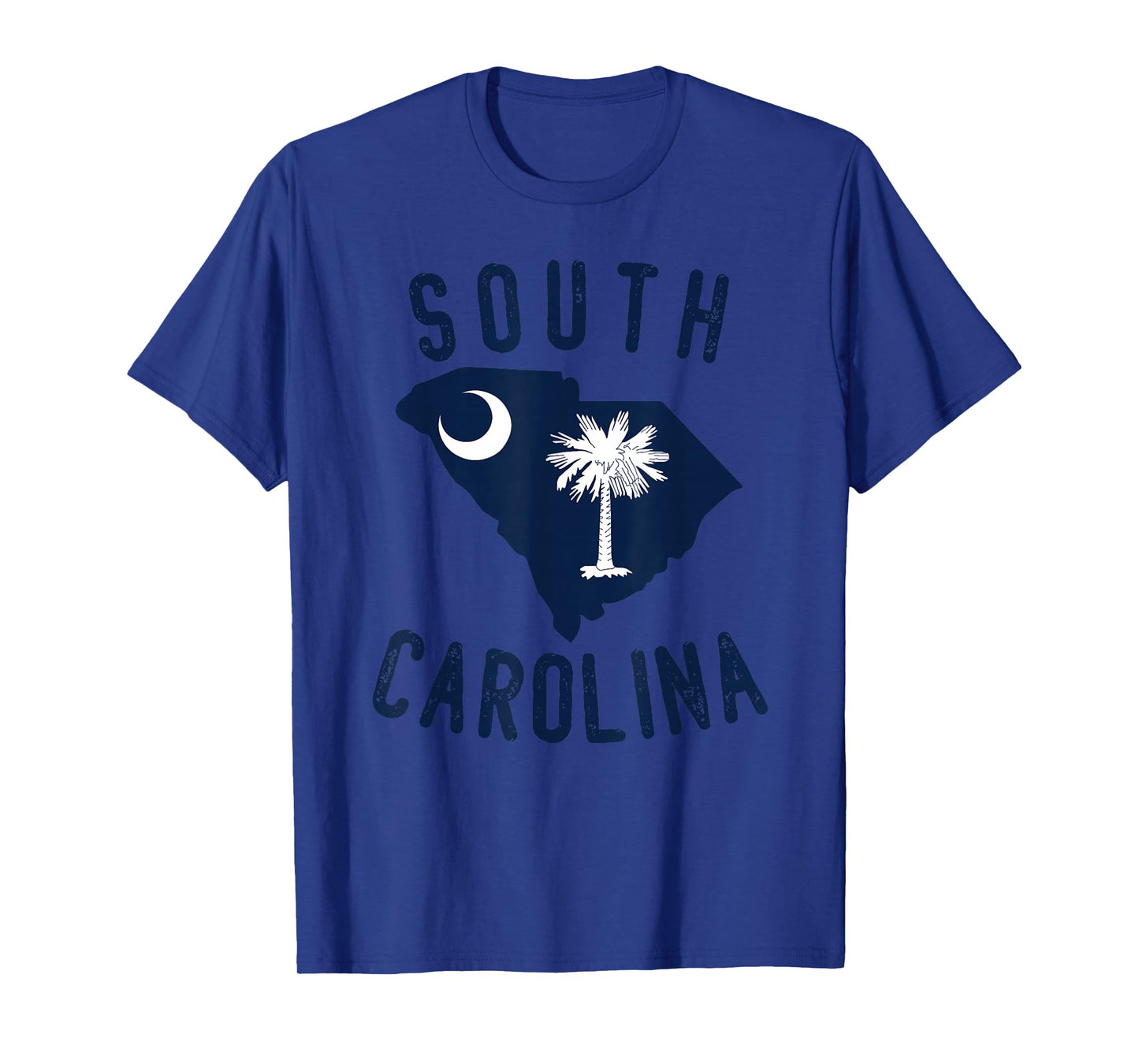 South Carolina State Flag Palmetto Tree Crescent Moon SC T-Shirt