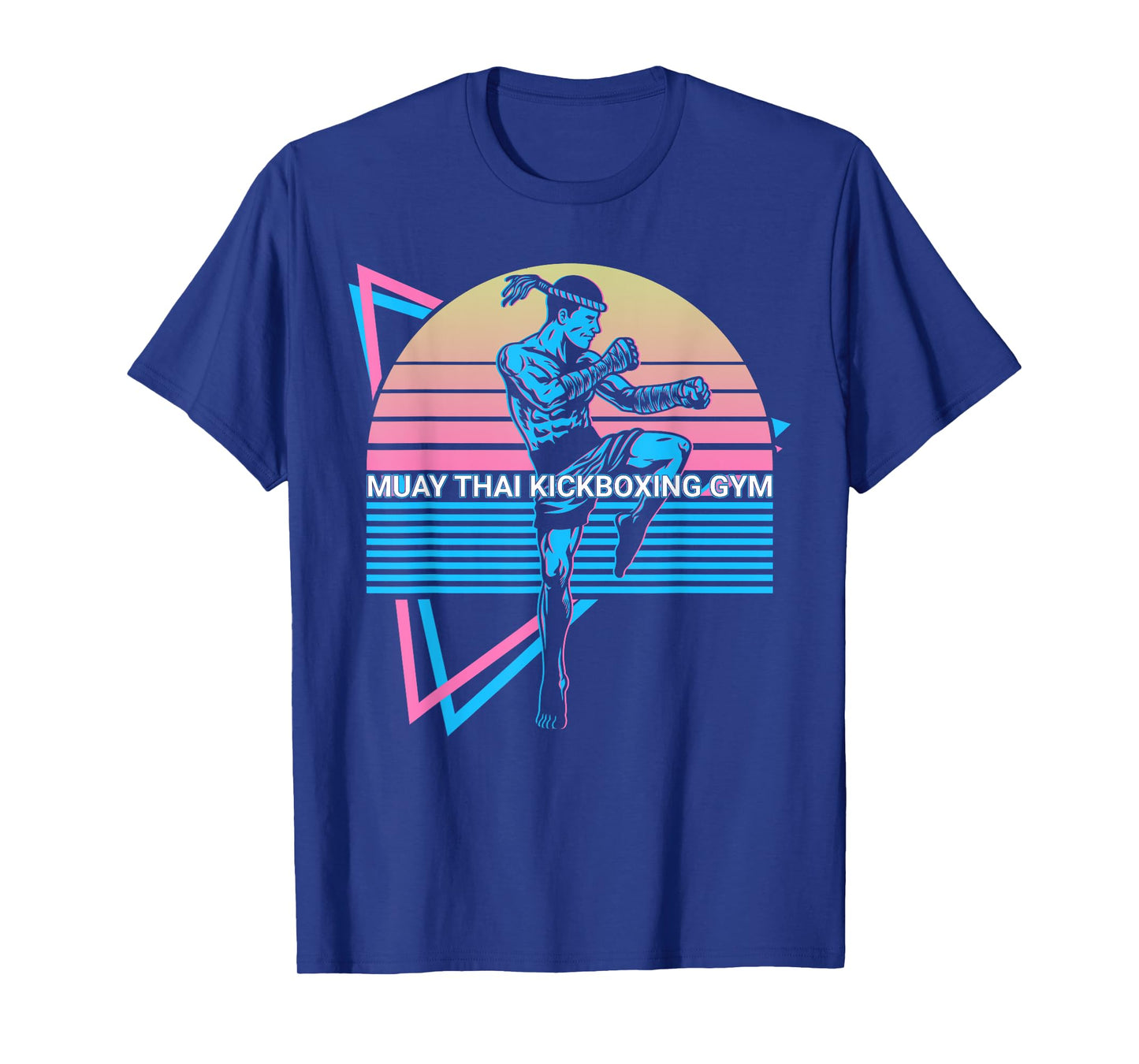 Muay Thai Kickboxing Retro Muay Thai Kickboxing Gym T-Shirt
