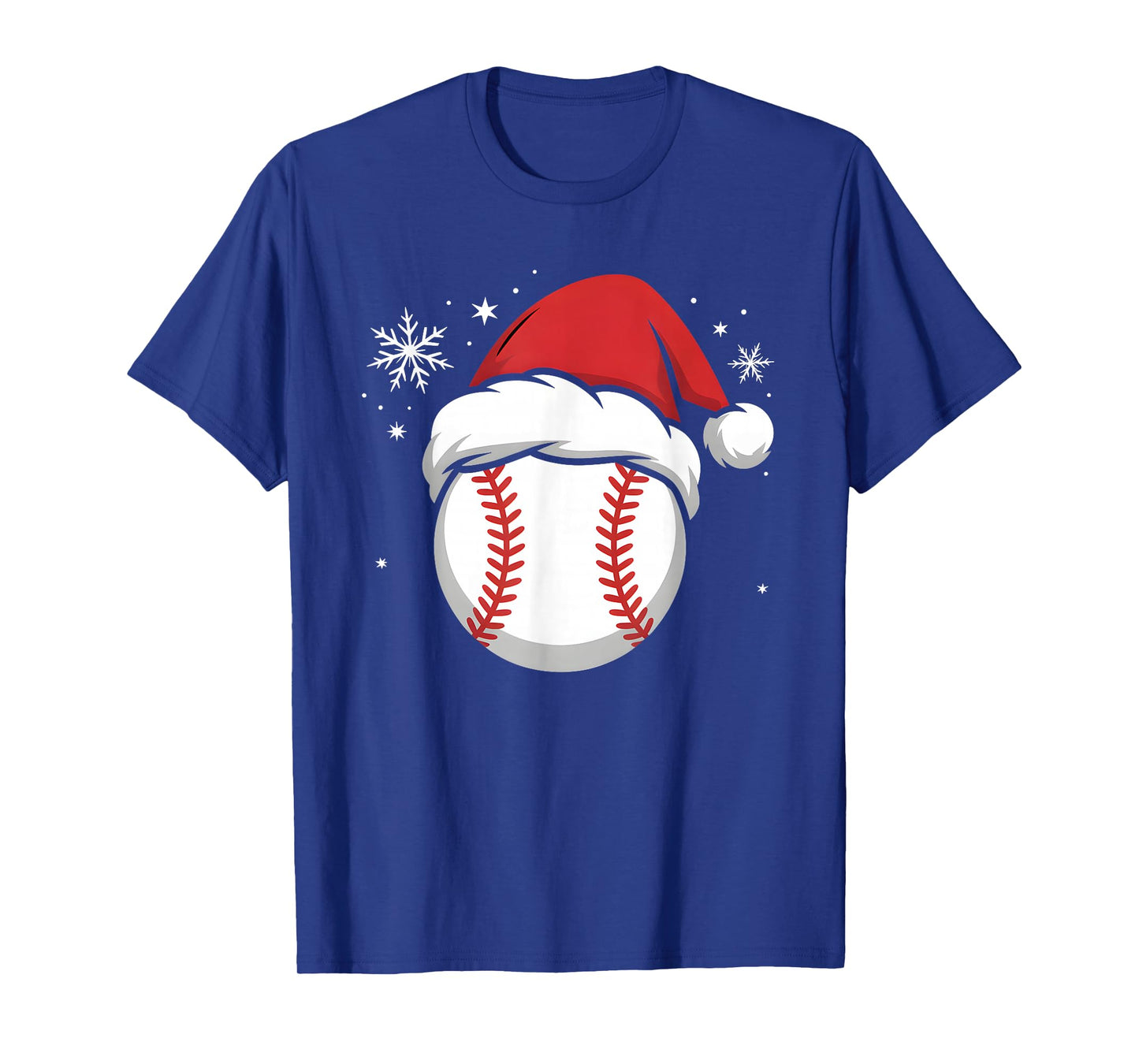 Christmas Santa Hat Baseball Graphic Player Boys Kids Men T-Shirt