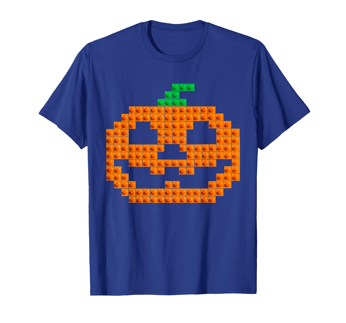 Halloween Master Builder Pumpkin Brick Building Block Boys T-Shirt