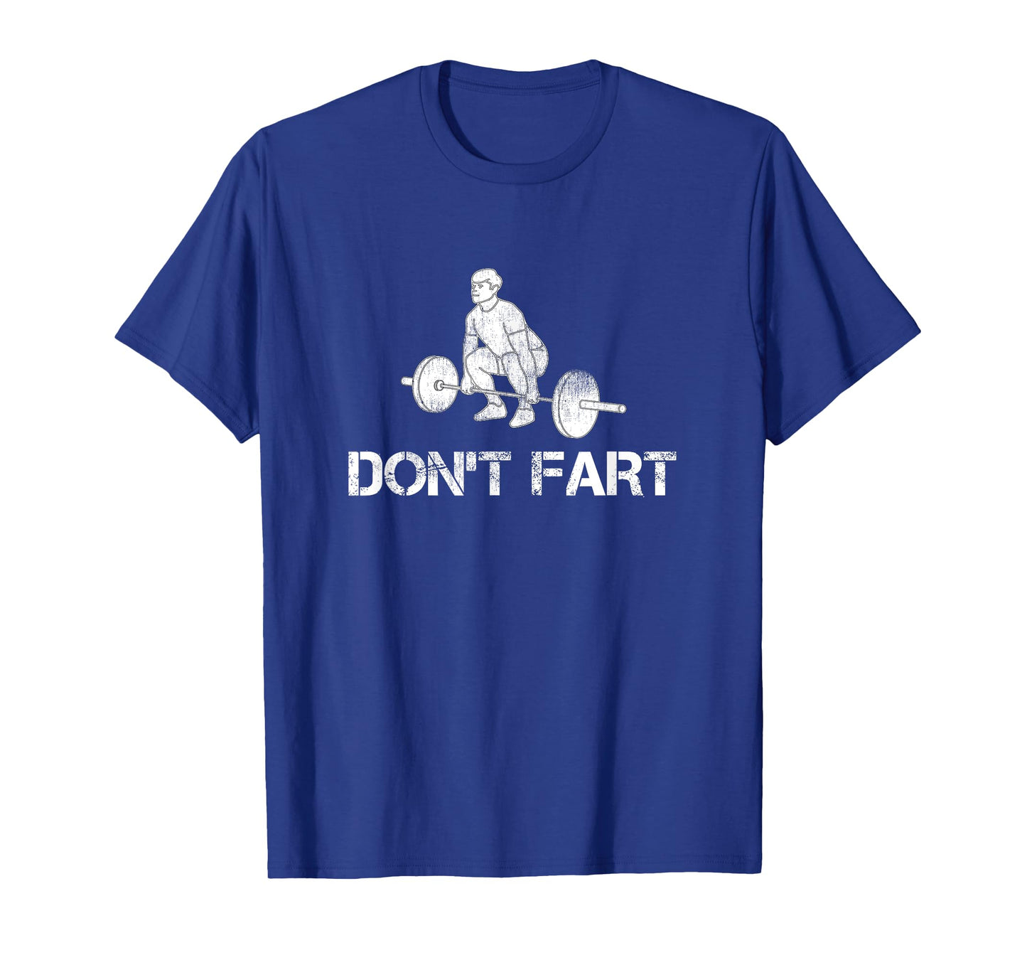 Funny Intense Workout Joke Gift and Accessories Don't Fart Black Unisex Adult Men's Classic Fit Cotton Polyester Gym Workout T-Shirt
