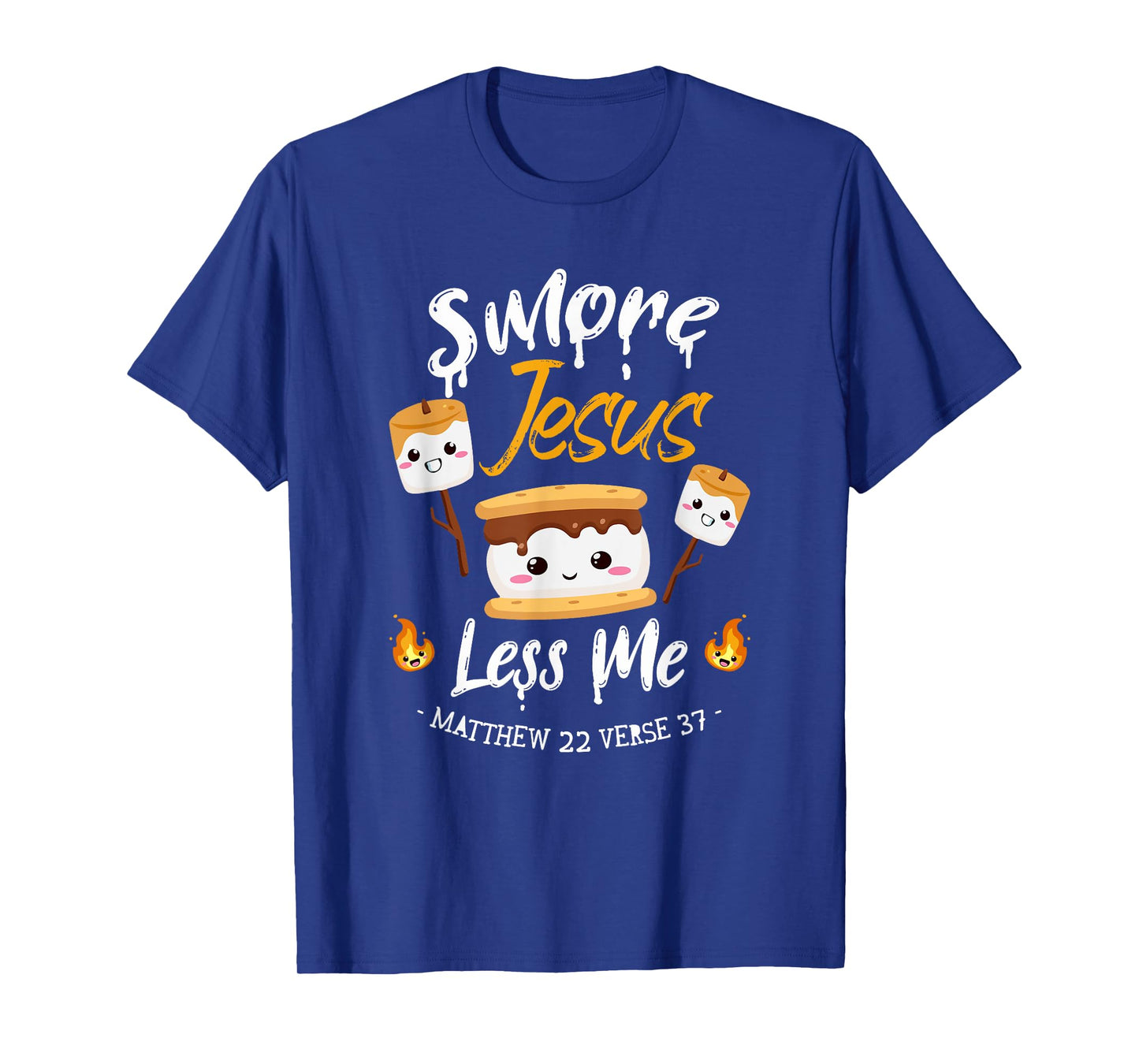 S'more And Jesus Less Me Christian Camping Camper Lover T-Shirt