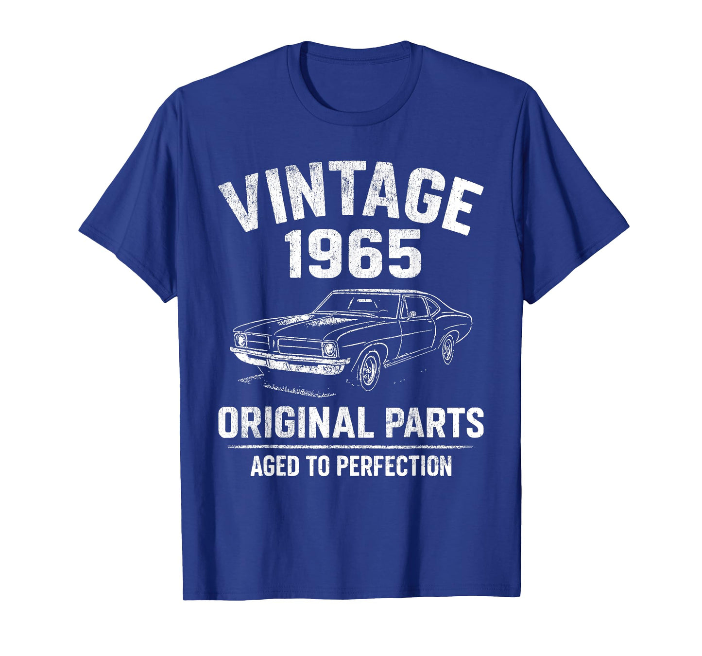 Vintage 1965 Original Parts Car 60 Years Old Birthday Men T-Shirt