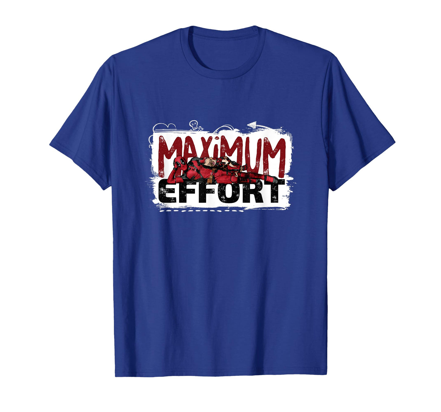 Marvel Deadpool & Wolverine Maximum Effort Split Logo T-Shirt