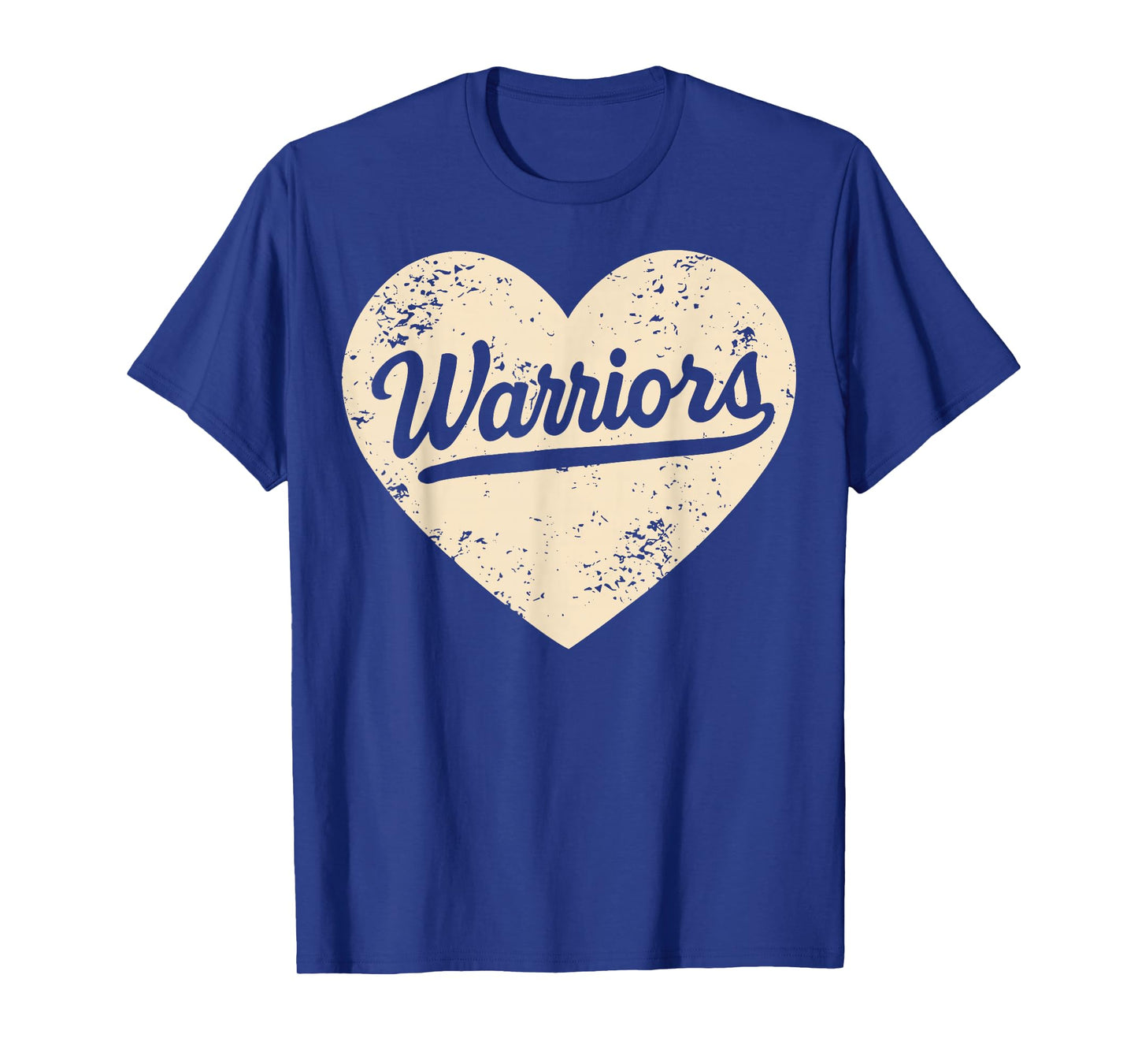 Vintage Warriors Heart for Men Women Kid Boy Girl T-Shirt