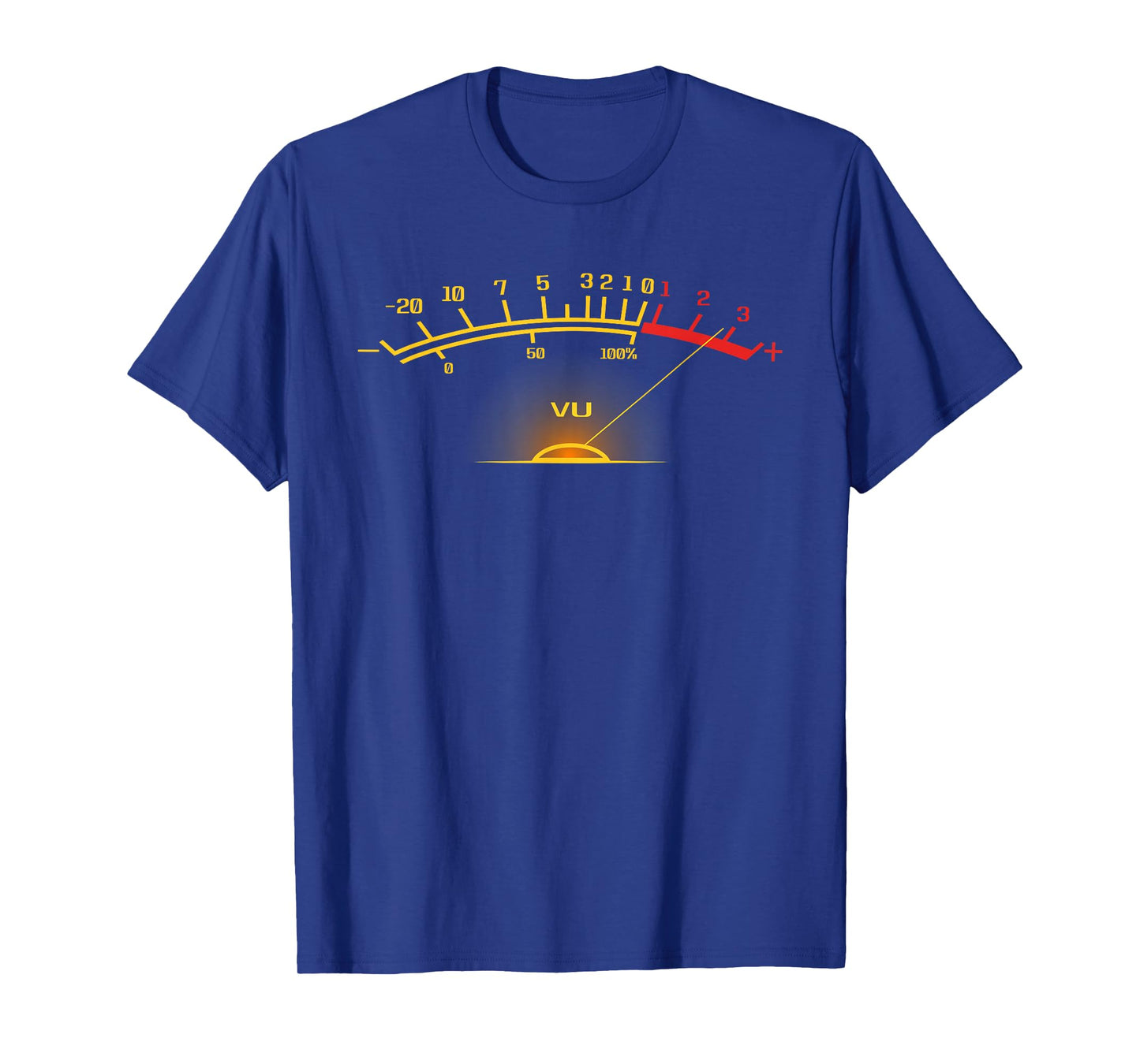 Retro VU Meter Hi-Fi Funny Stereo Sound Audio Engineer T-Shirt
