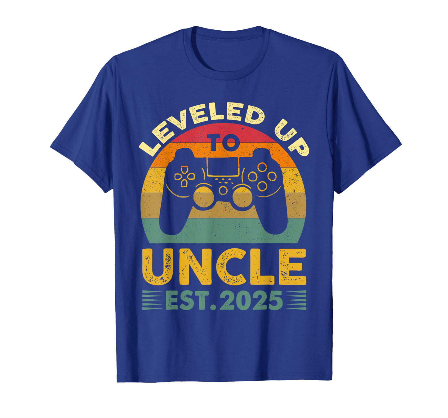 I Leveled Up to Uncle 2025 I'm Going to Be Uncle 2025 Gamer T-Shirt