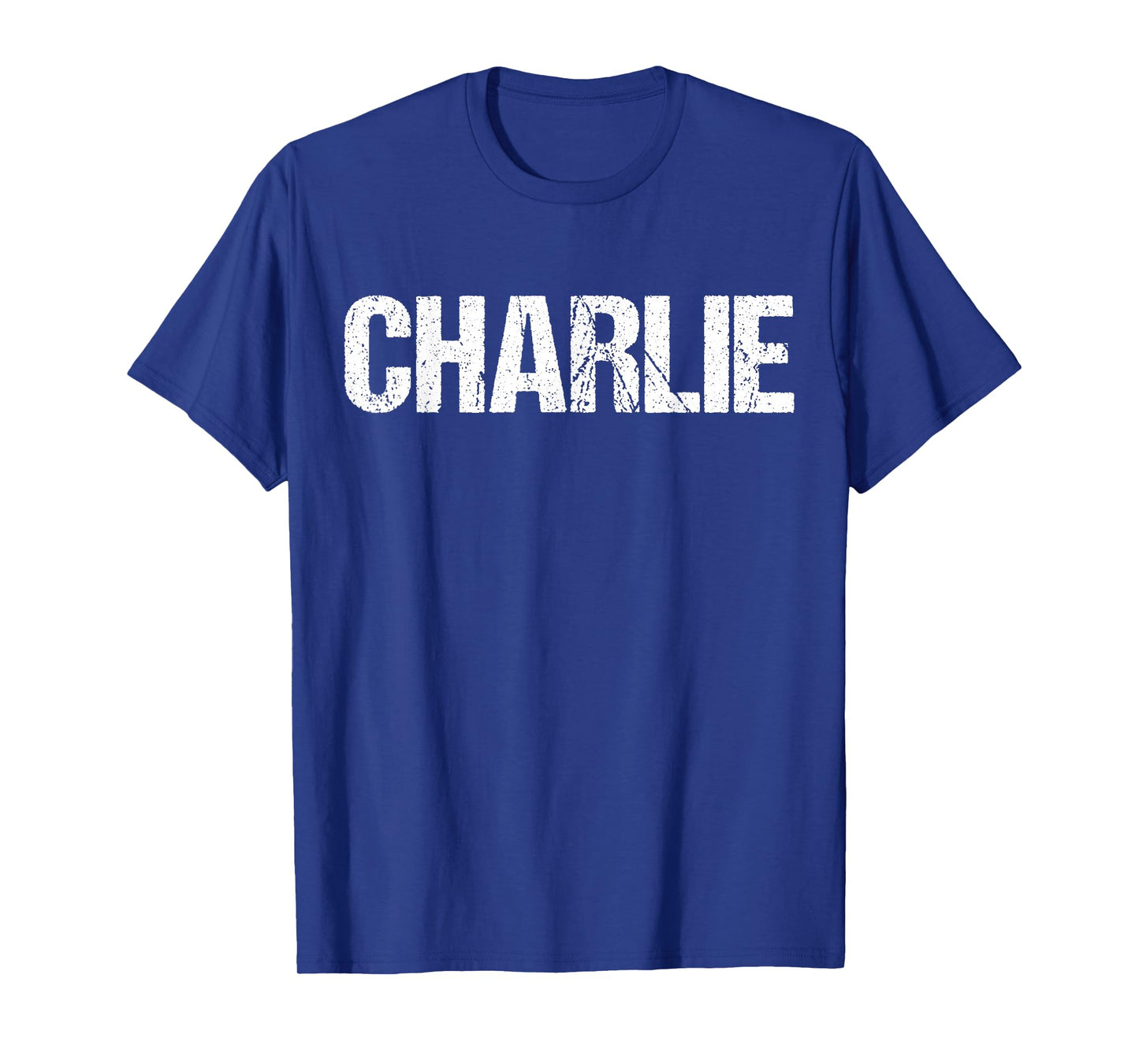 Charlie Personalized Name Text Design T-Shirt