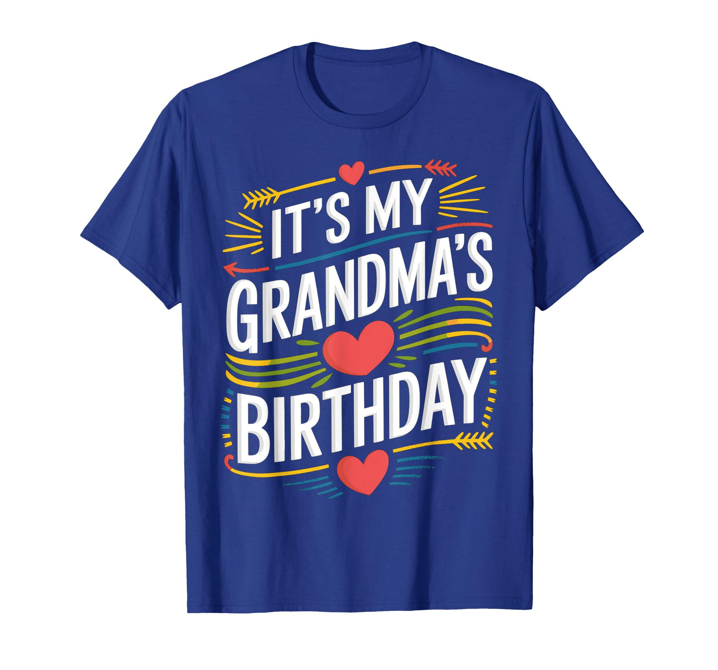 It's My grandma's Birthday Boho Nostalgia Design Women Kids T-Shirt