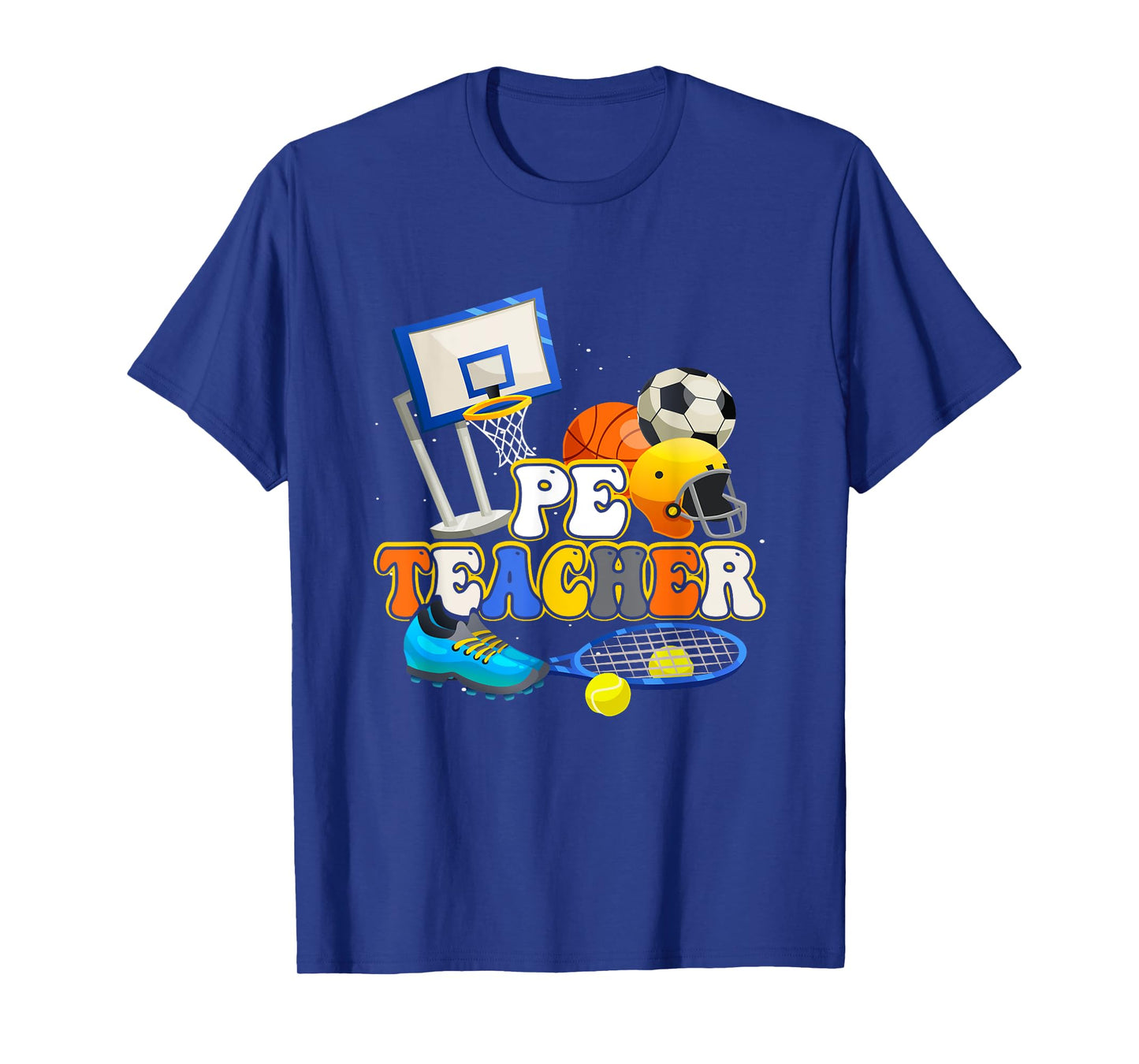 Pe Teacher Physical Educations Teacher Soccer Basketball T-Shirt