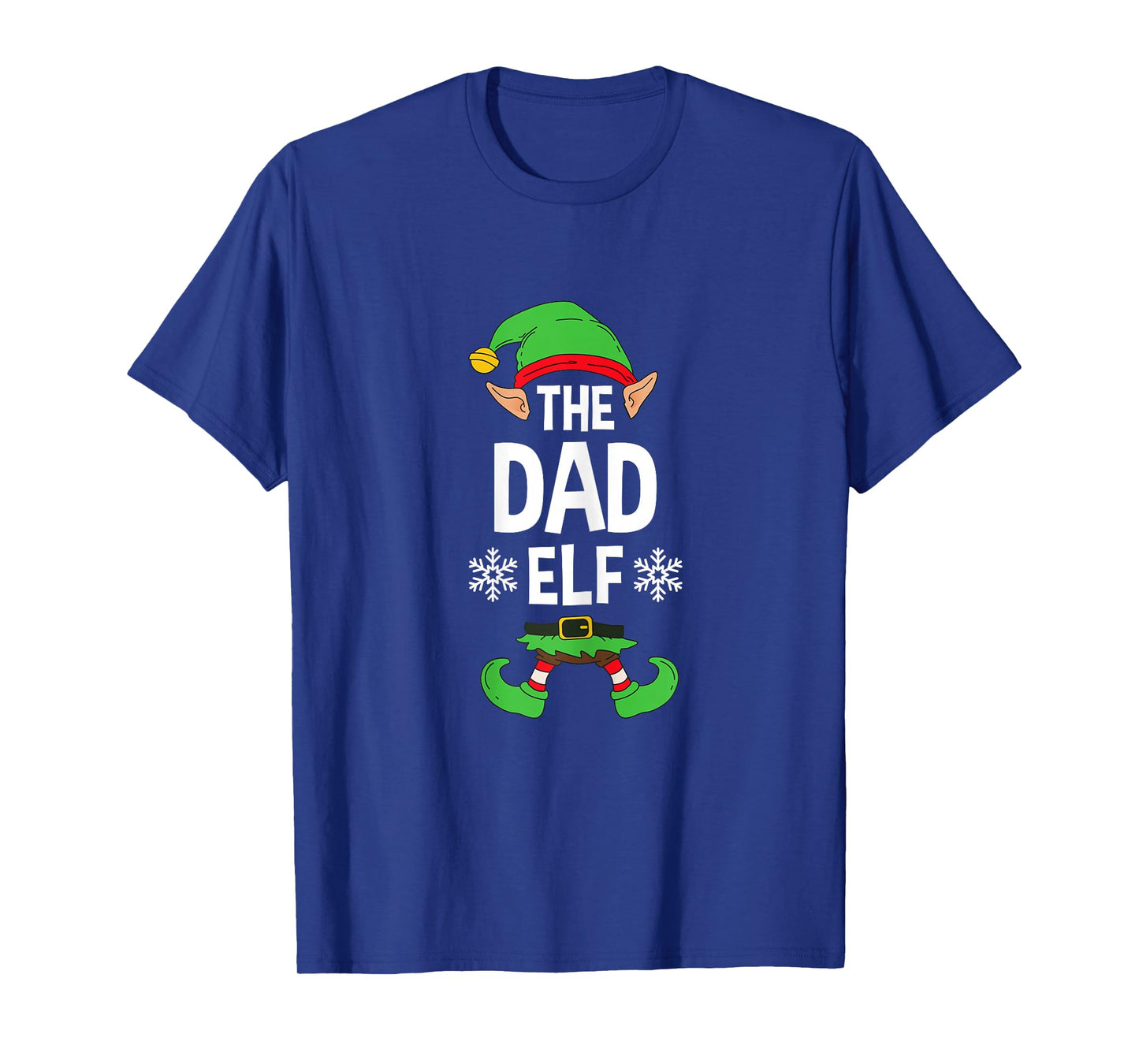 The Dad Elf Party Family Group Matching X-Mas Father Saying T-Shirt