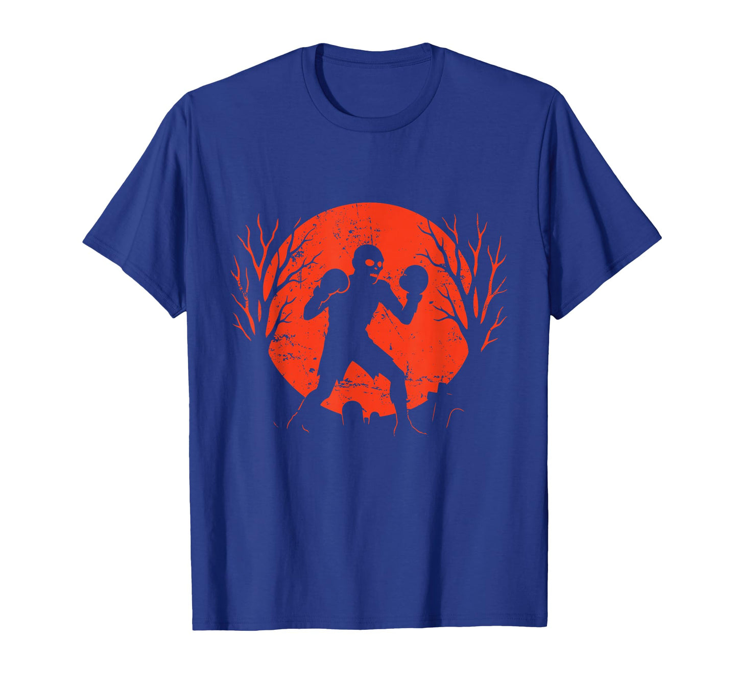 Zombie Boxing Under Moon T-Shirt