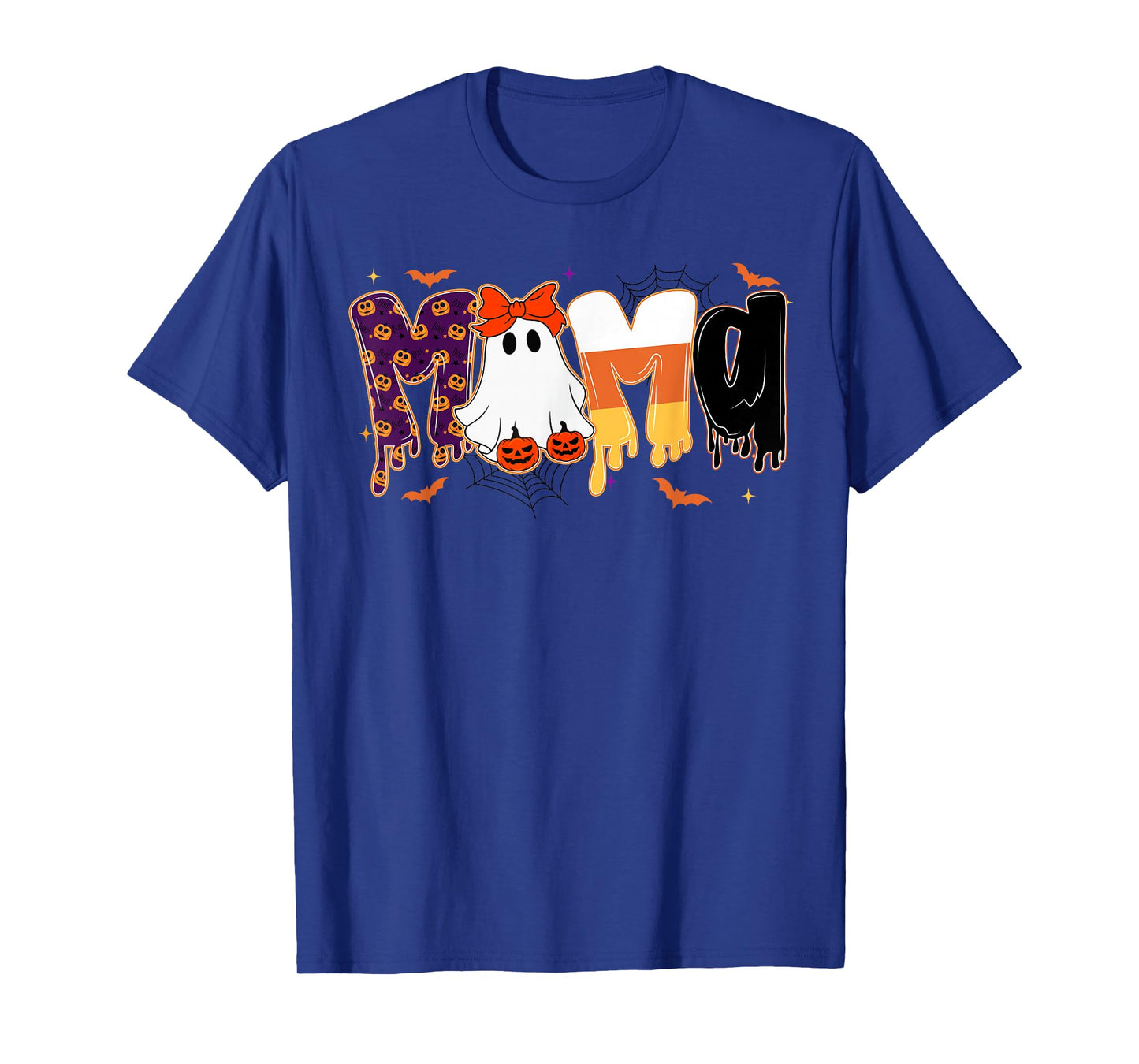Preppy Halloween Candy Mama, Funny Spooky Ghost Pumpkin Mama T-Shirt