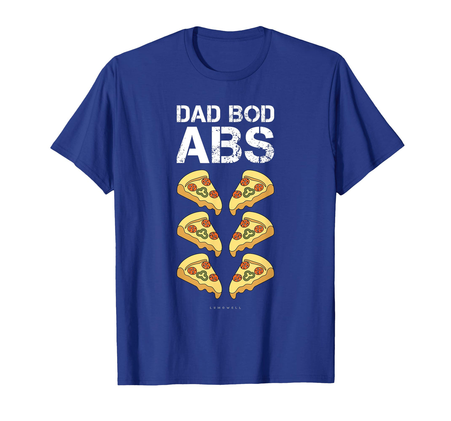 Mens Dad Bod ABS TShirt. Funny Pizza Six Pack Daddy Gym Gift Tee